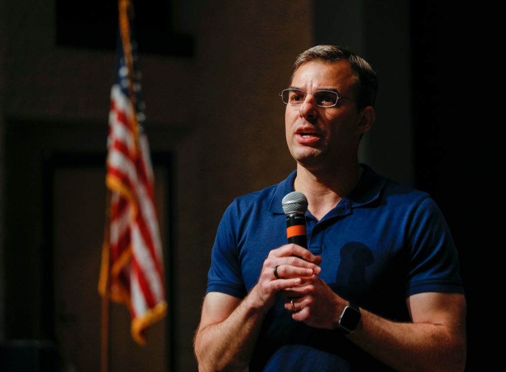 U.S. Rep. Justin Amash (R-MI) Holds Town Hall In Grand Rapids, Michigan