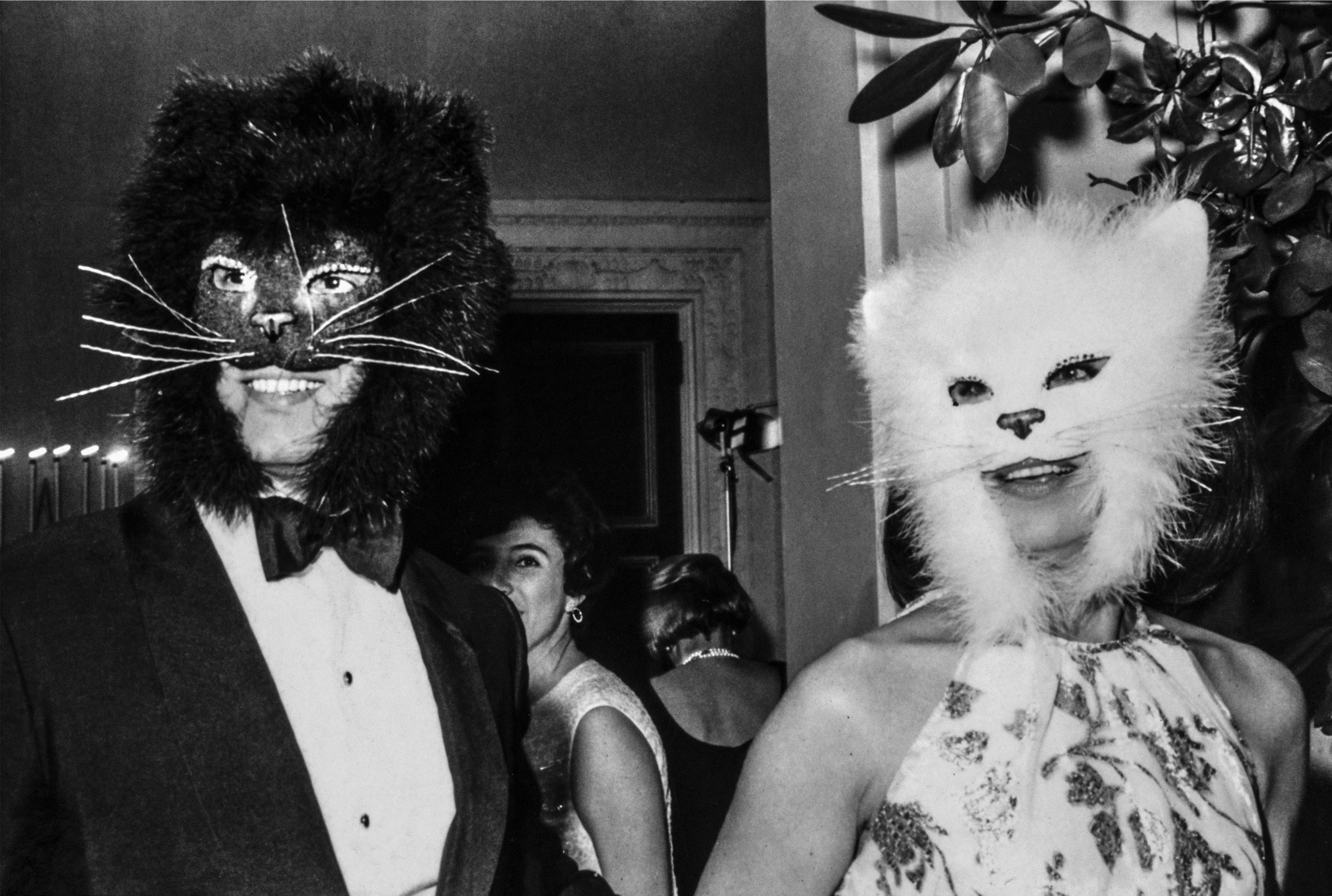 Oscar de la Renta and Vogue Editor Francoise Langlade at the Black and White Ball.