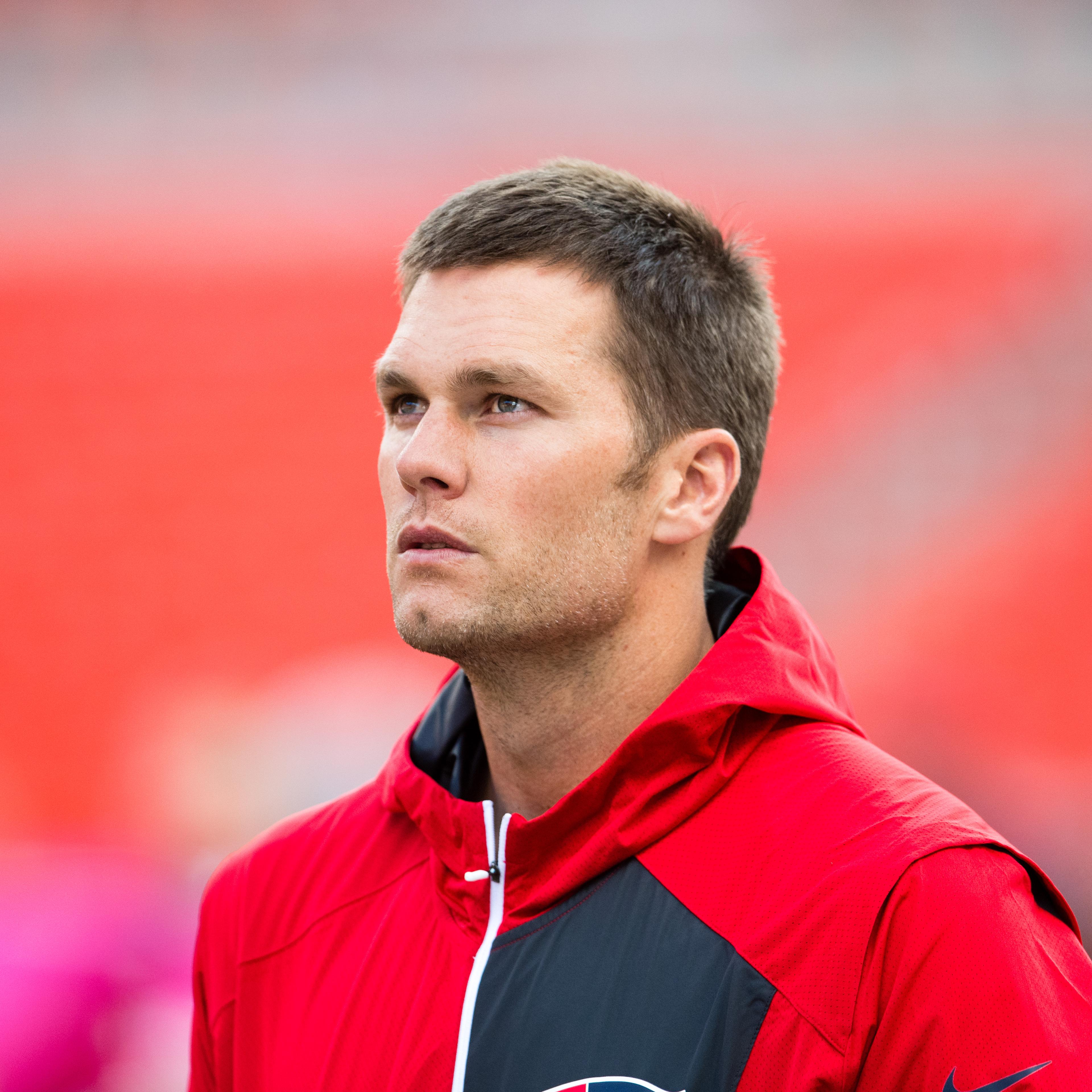 New England Patriots Quarterback Tom Brady prior to the game against the Cleveland Browns at FirstEnergy Stadium in Cleveland on Oct. 9, 2016.