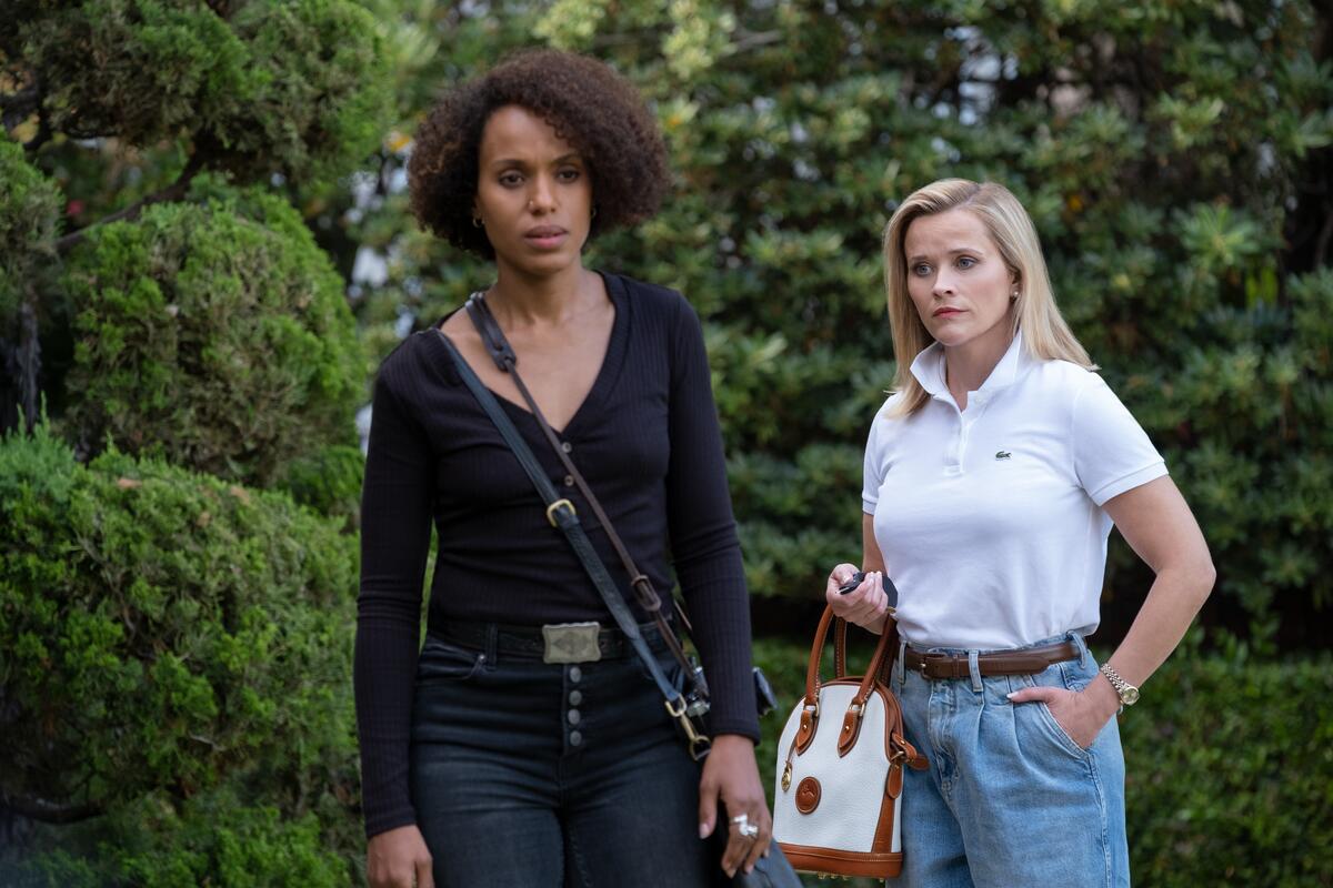 Kerry Washington and Reese Witherspoon in 'Little Fires Everywhere.'