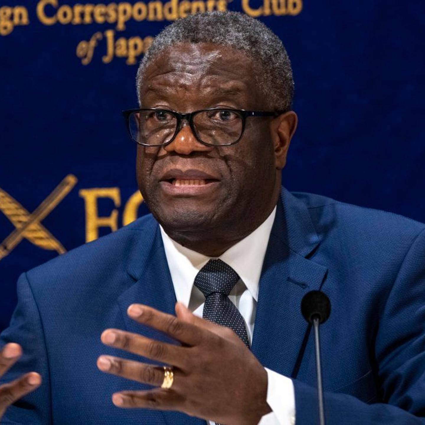 Denis Mukwege, Press Conference In Japan