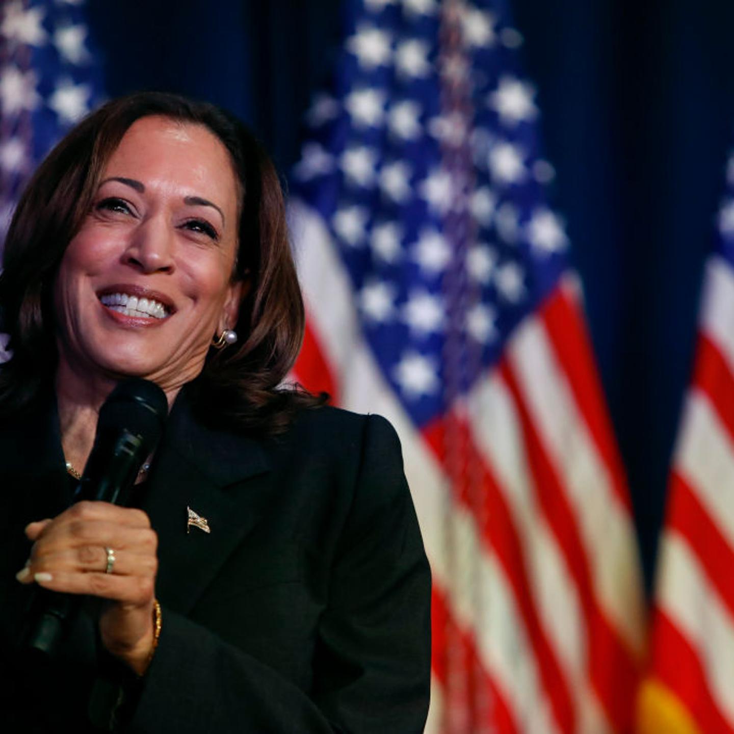 Vice President Harris Holds Campaign Event In Kalamazoo, Michigan