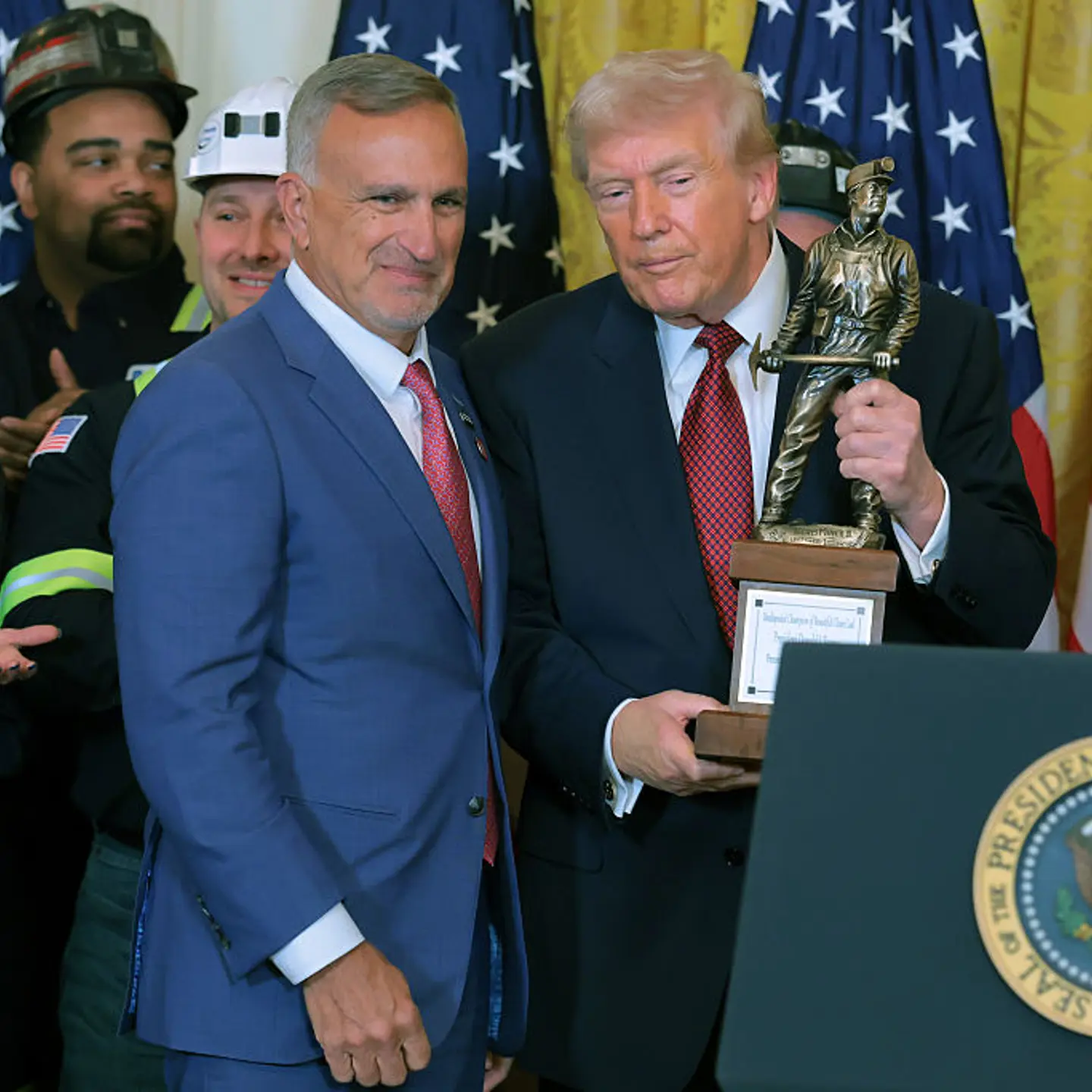 President Trump Participates In Champion Of Coal Event At The White House
