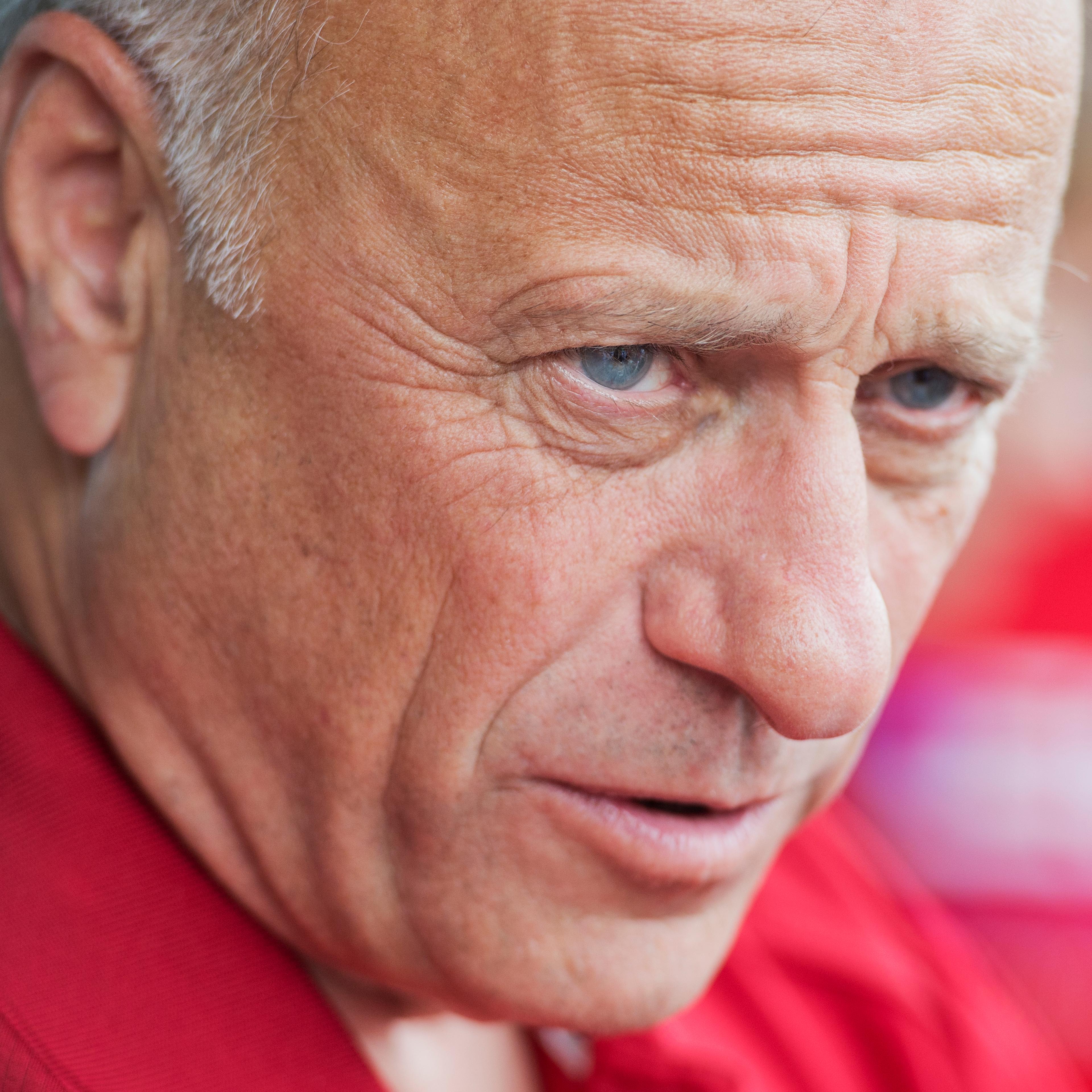 Rep. Steve King speaks with reporters at the 2014 Iowa State Fair in Des Moines, Iowa on Aug. 8, 2014.