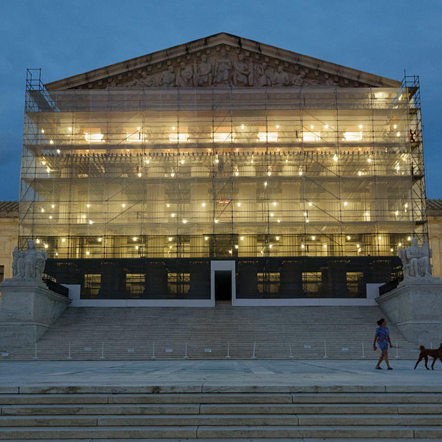 The exterior of the U.S. Supreme Court building in Washington, D.C. on June 20, 2025