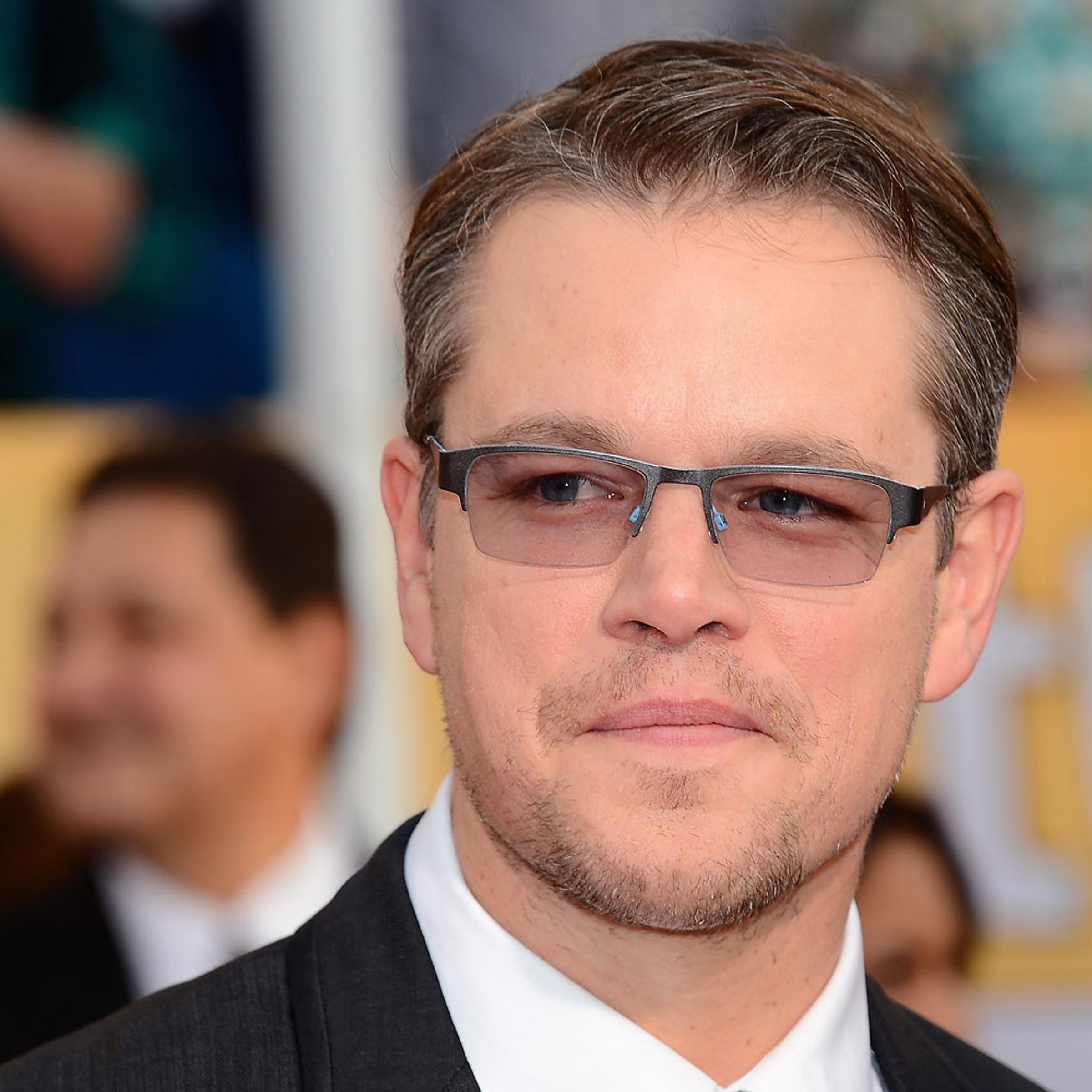 Actor Matt Damon attends the 20th Annual Screen Actors Guild Awards at The Shrine Auditorium on January 18, 2014 in Los Angeles, California.