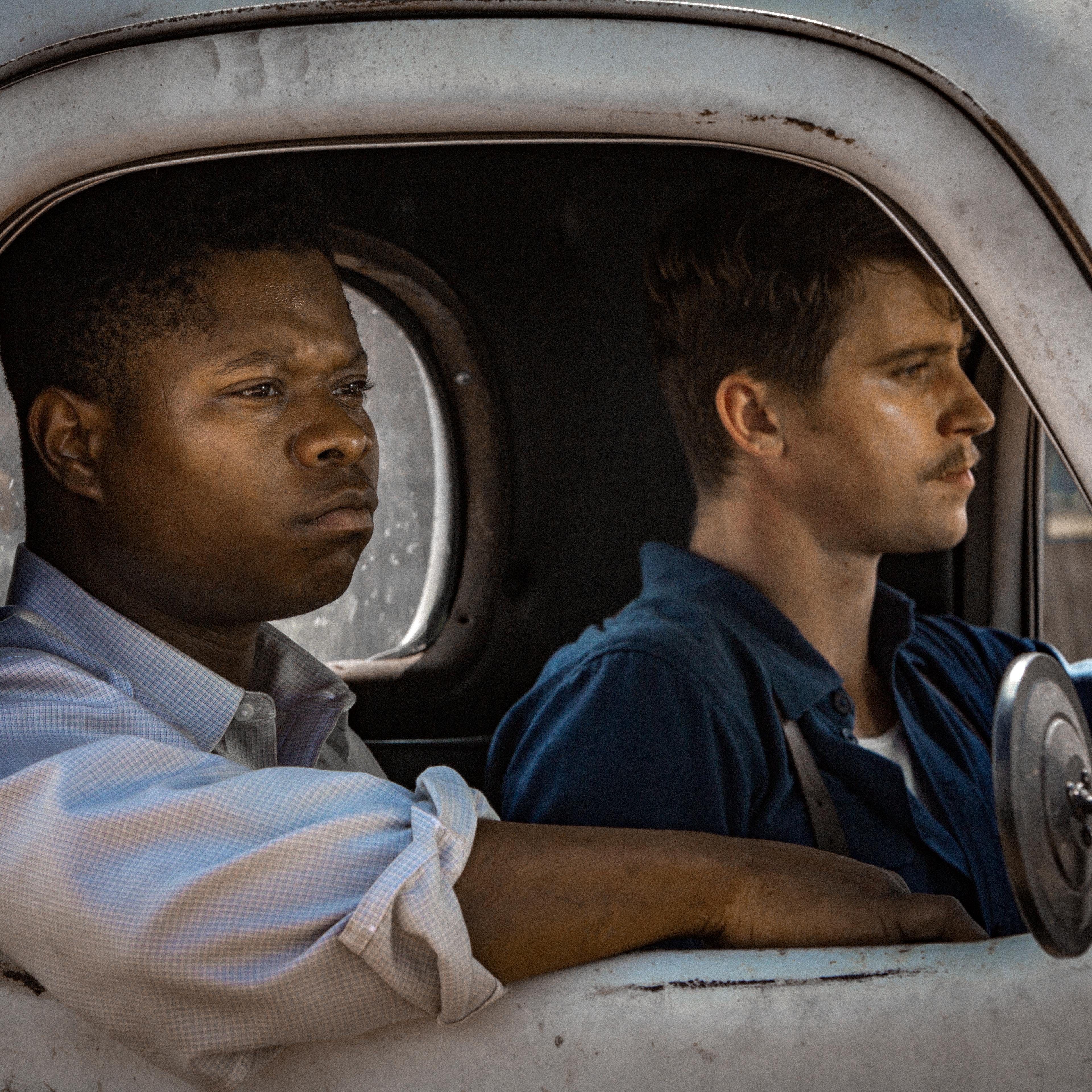 Jason Mitchell and Garrett Hedlund in Mudbound