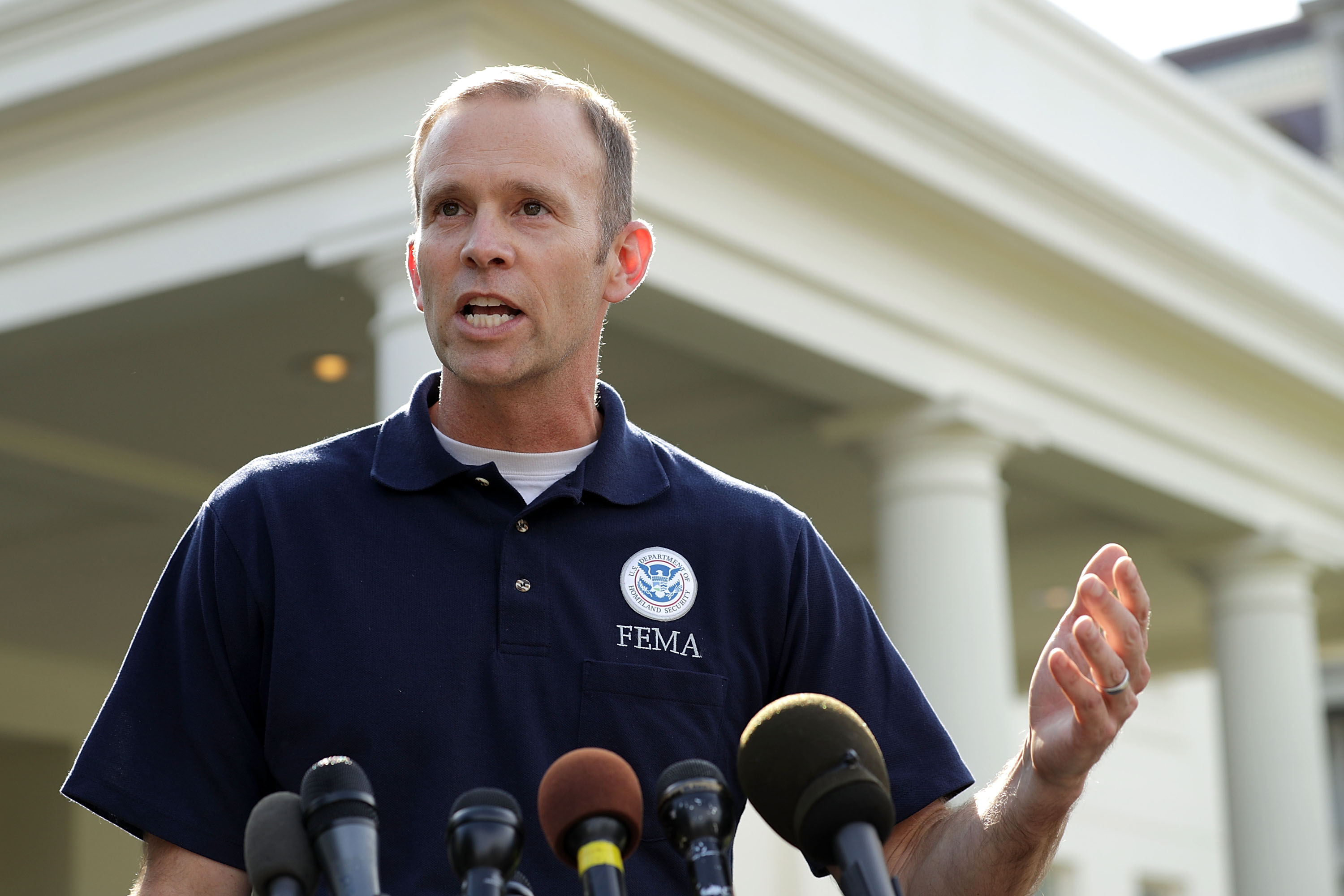 FEMA Director Brock Long And Homeland Security Chief Duke Discuss PR Situation