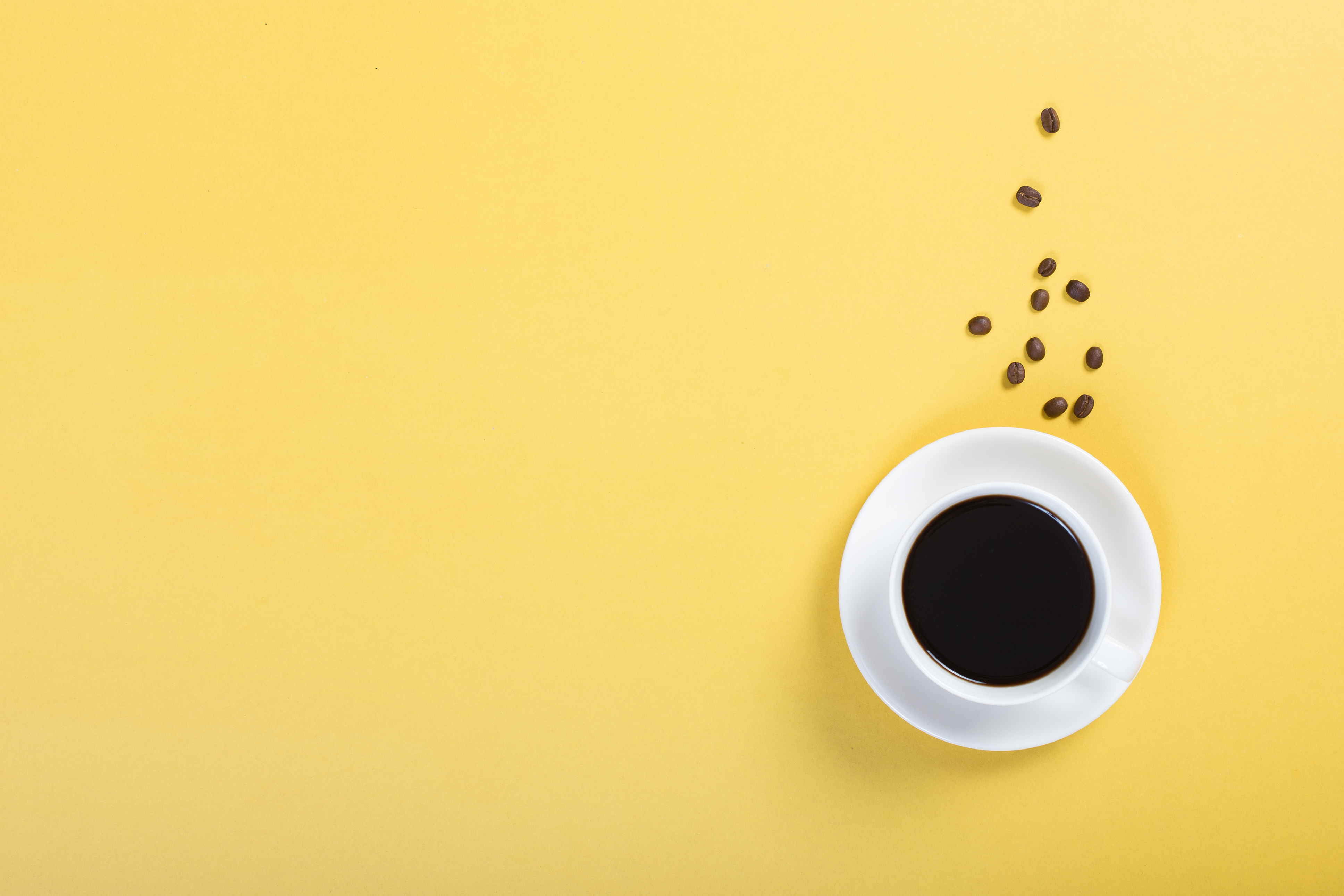 coffee shot above
