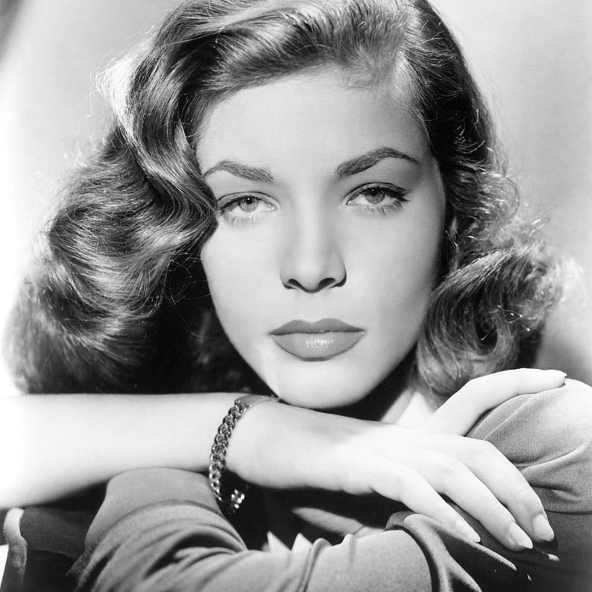 American actress Lauren Bacall