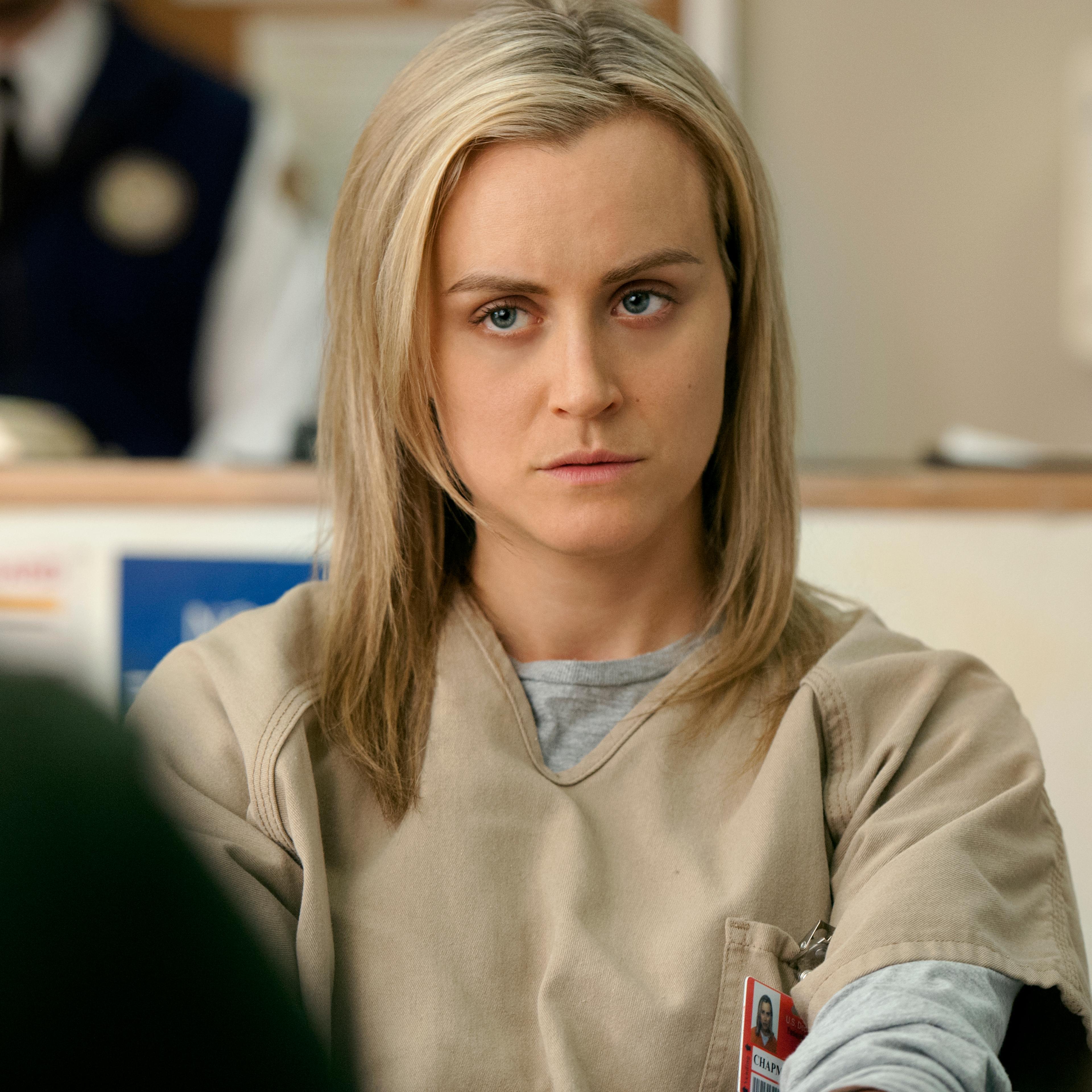 Taylor Schilling in a scene from NetflixÕs ÒOrange is the New BlackÓ Season 2. Photo credit: JoJo Whilden for Netflix.