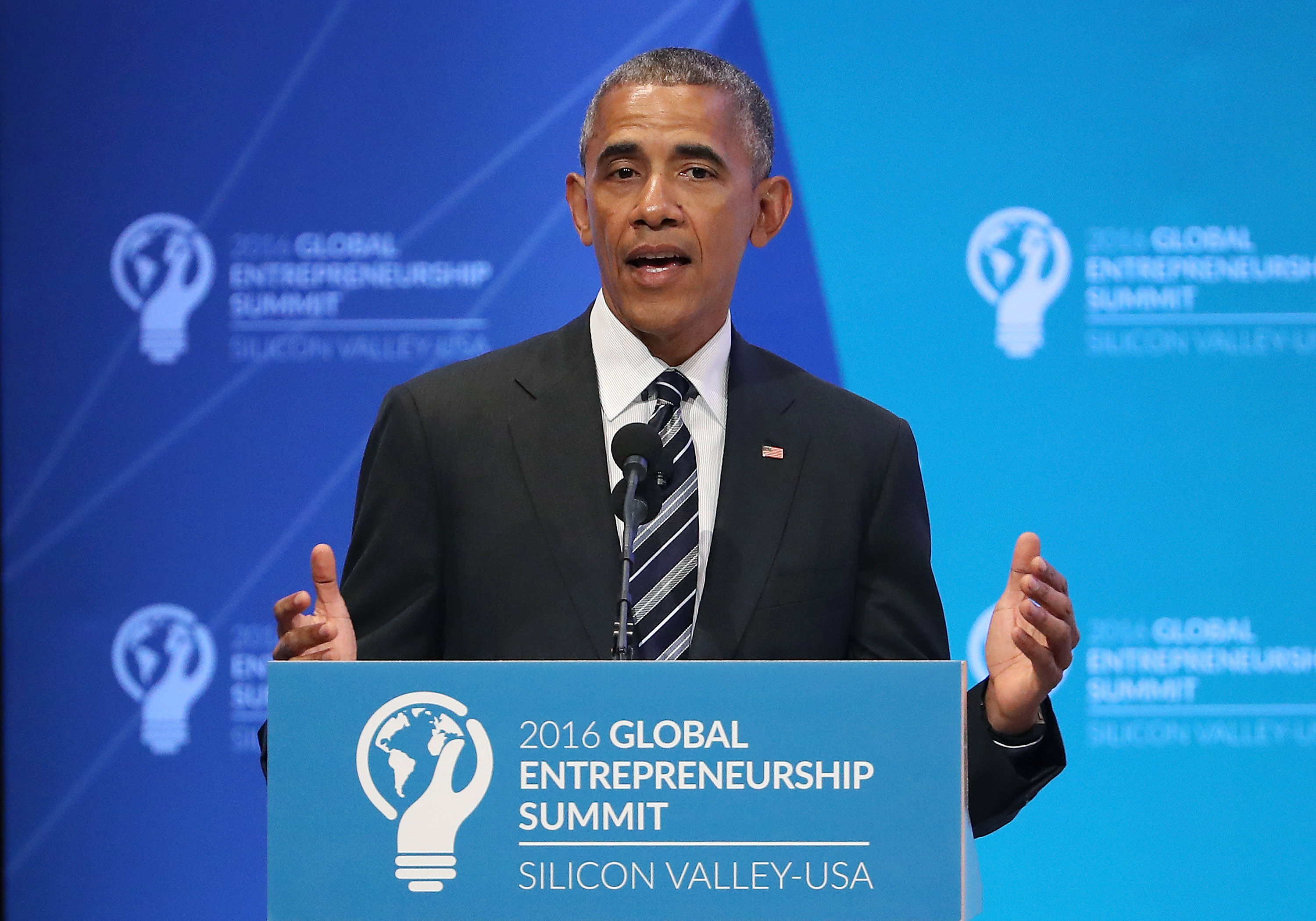 President Obama Speaks At The Global Entrepreneurship Summit