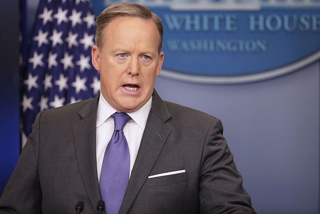 White House Press Secretary Sean Spicer Holds Daily Press Briefing In White House