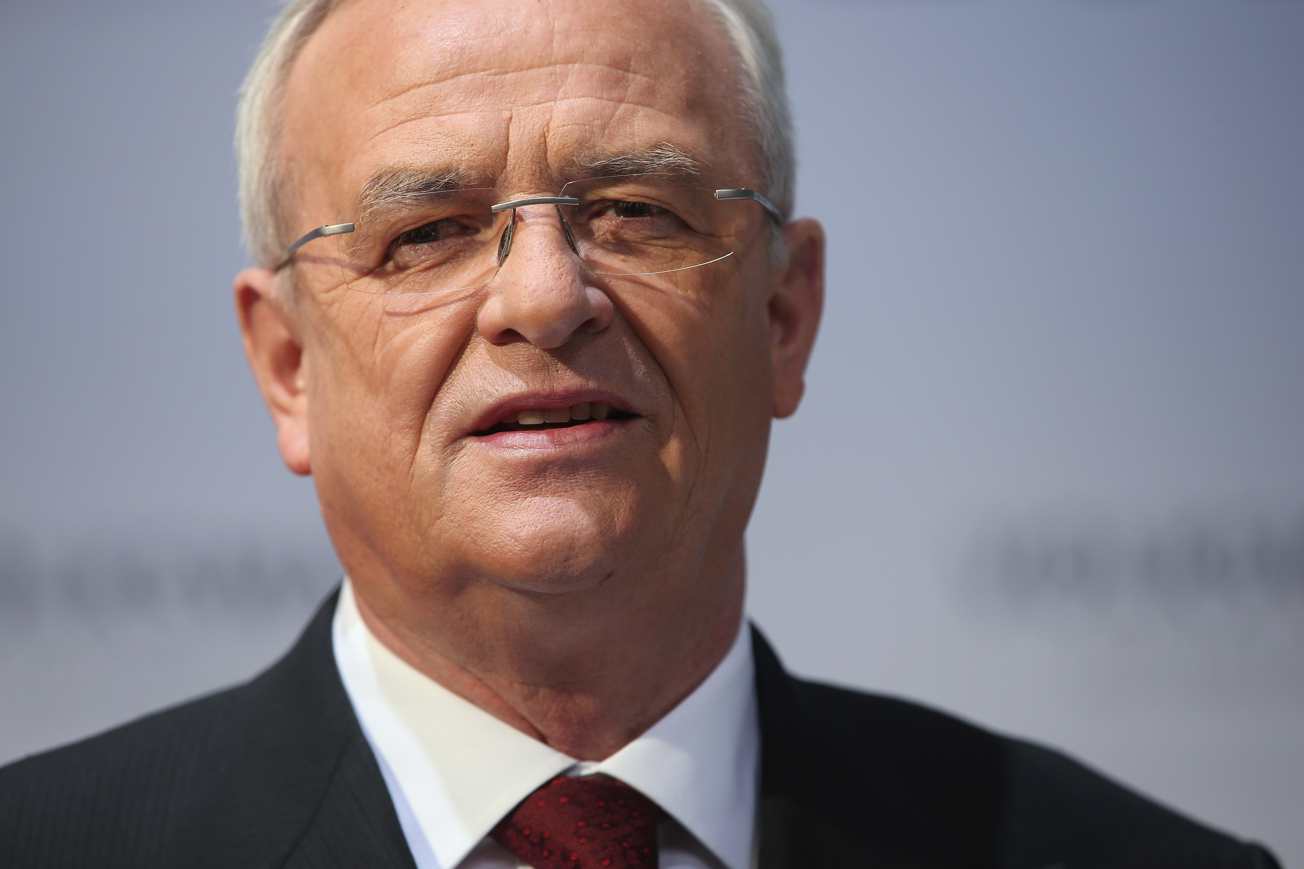 Martin Winterkorn at Volkswagen's annual press conference in Wolfsburg, Germany on March 13, 2014.