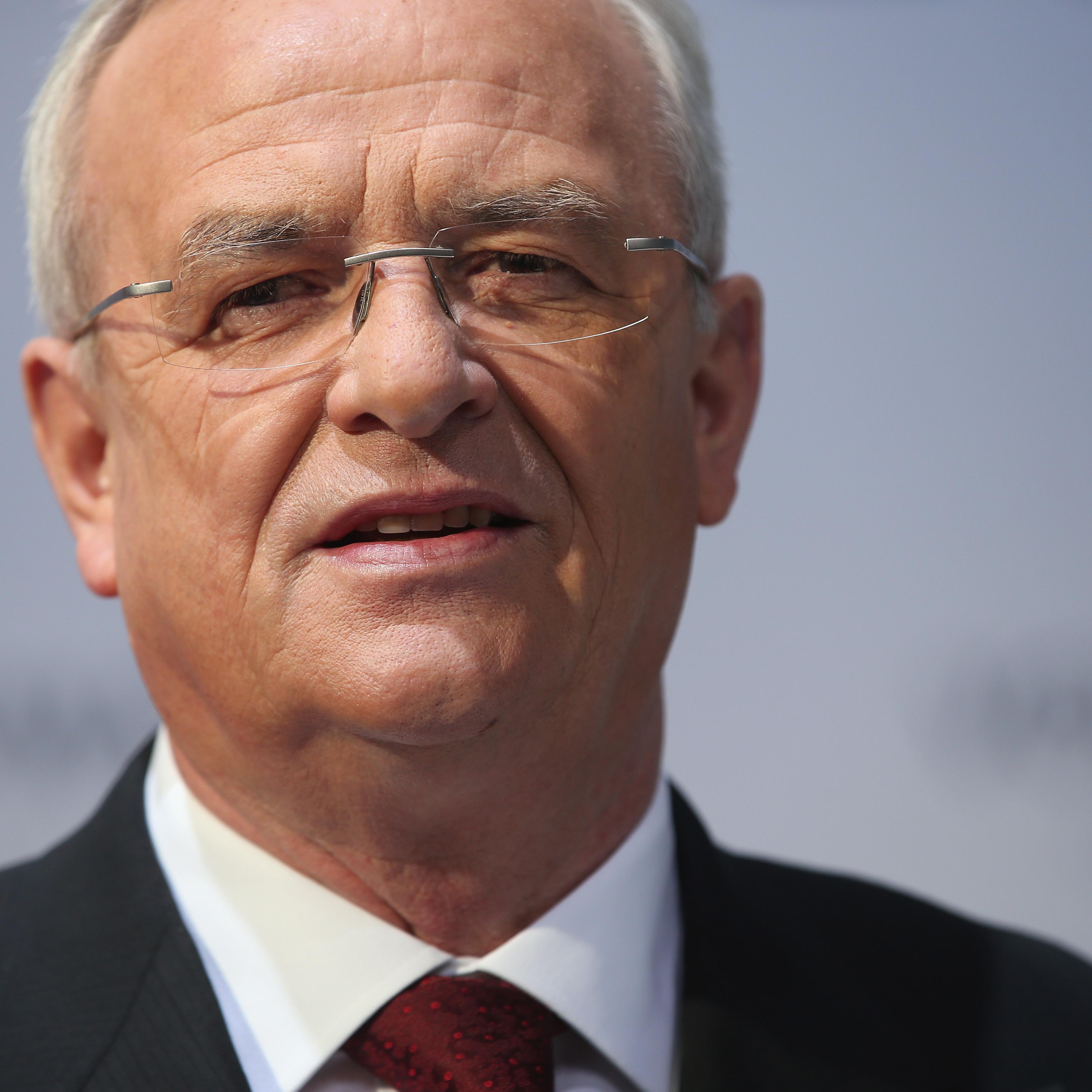 Martin Winterkorn at Volkswagen's annual press conference in Wolfsburg, Germany on March 13, 2014.