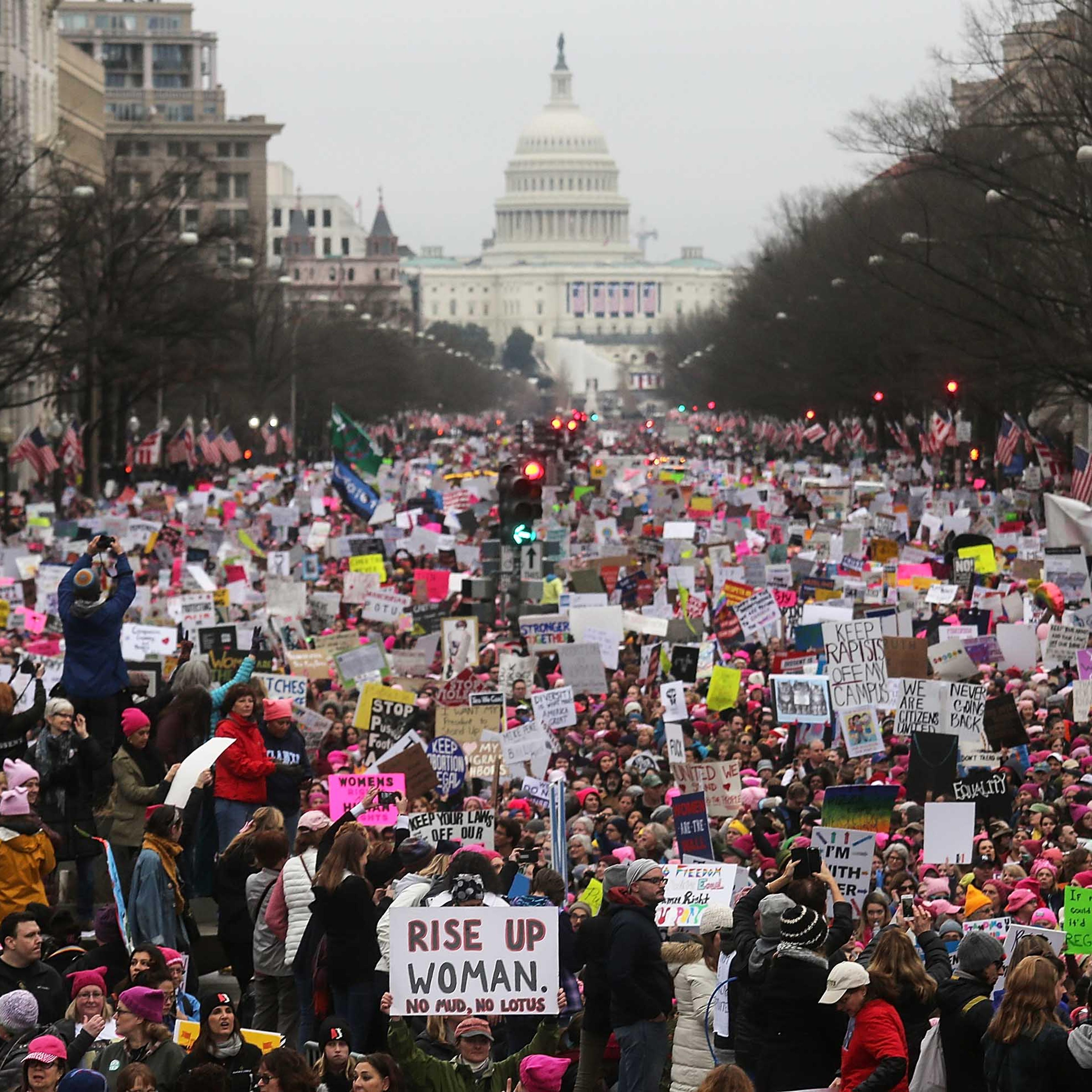Thousands Attend Women's March On Washington