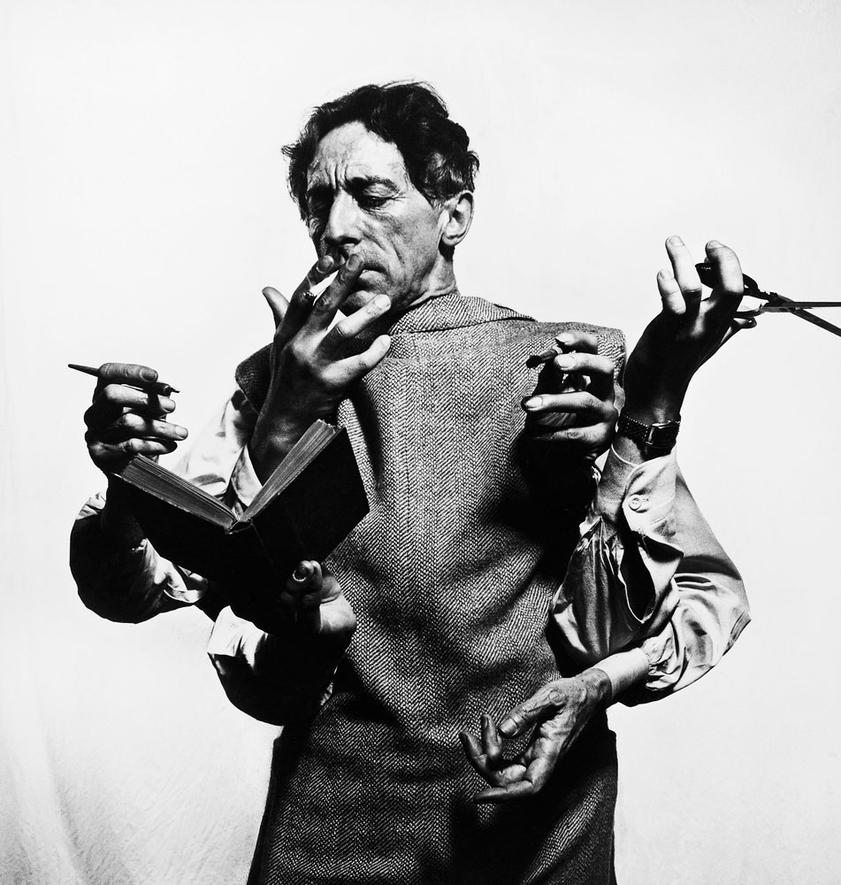 Jean Cocteau por Philippe Halsman