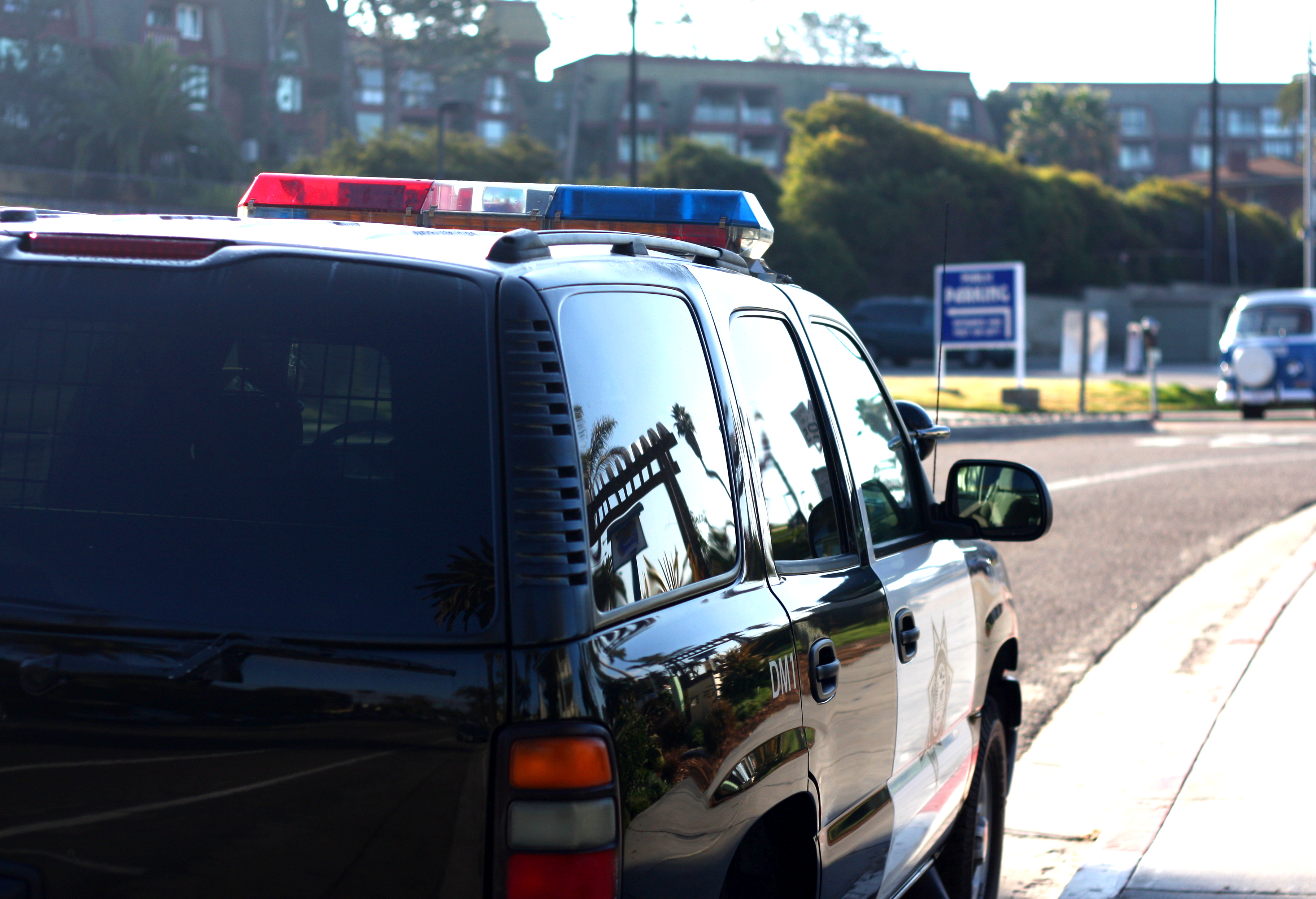 Police Cruiser Parker on the Street