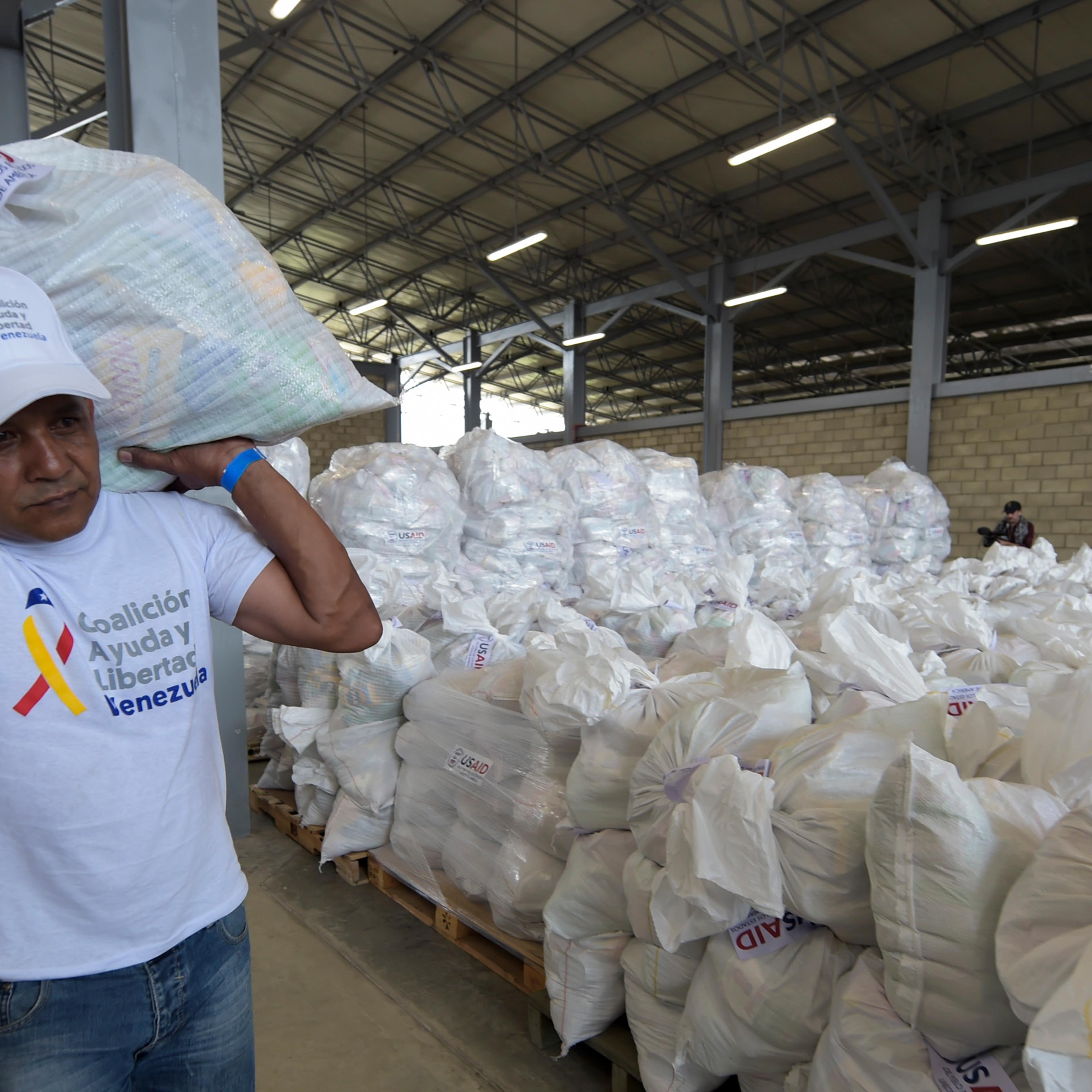 COLOMBIA-VENEZUELA-US-CRISIS-AID