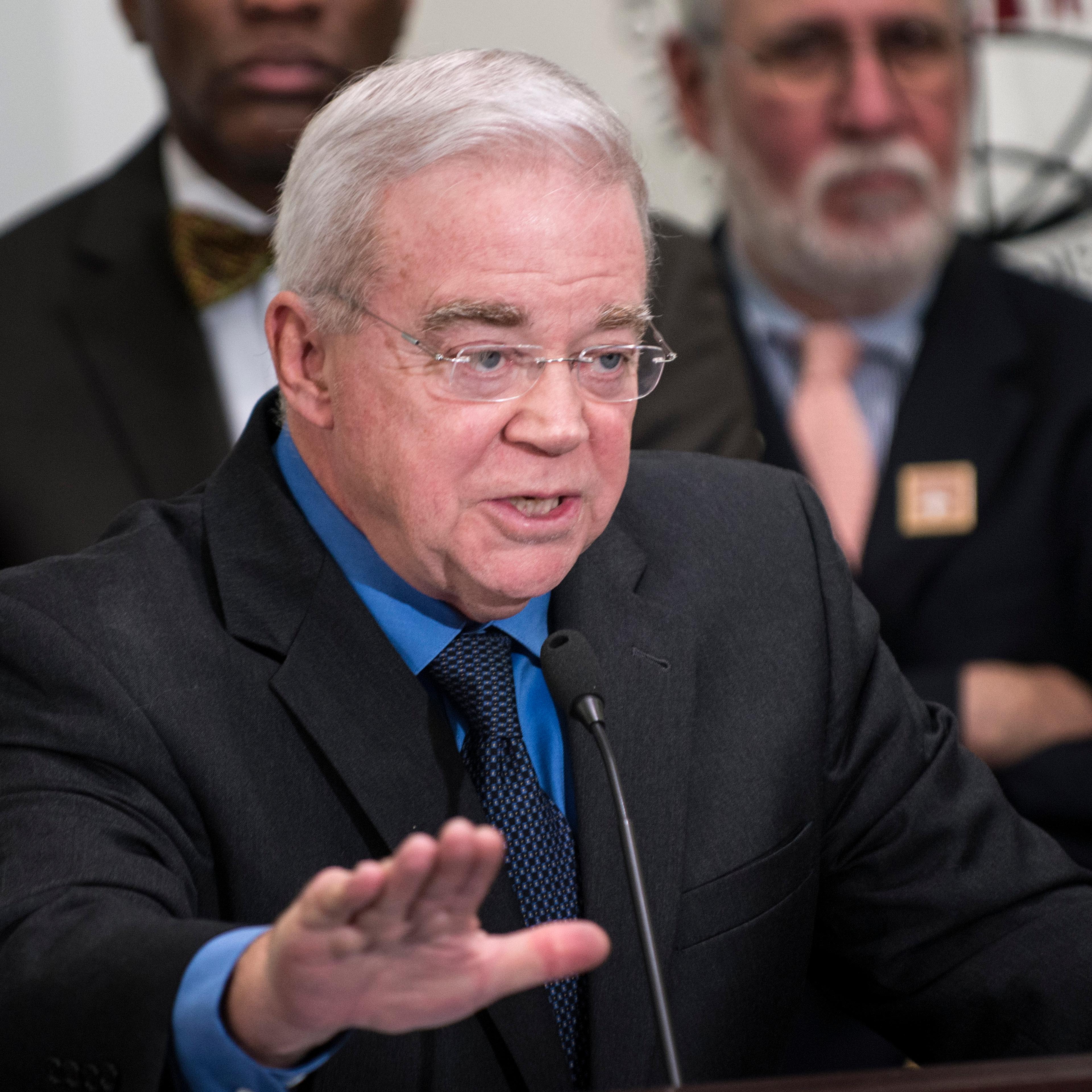 Jim Wallis, president and CEO of Sojourners, speaks during a press conference at the United Methodist Building in Washington, D.C., on Jan. 15, 2013.