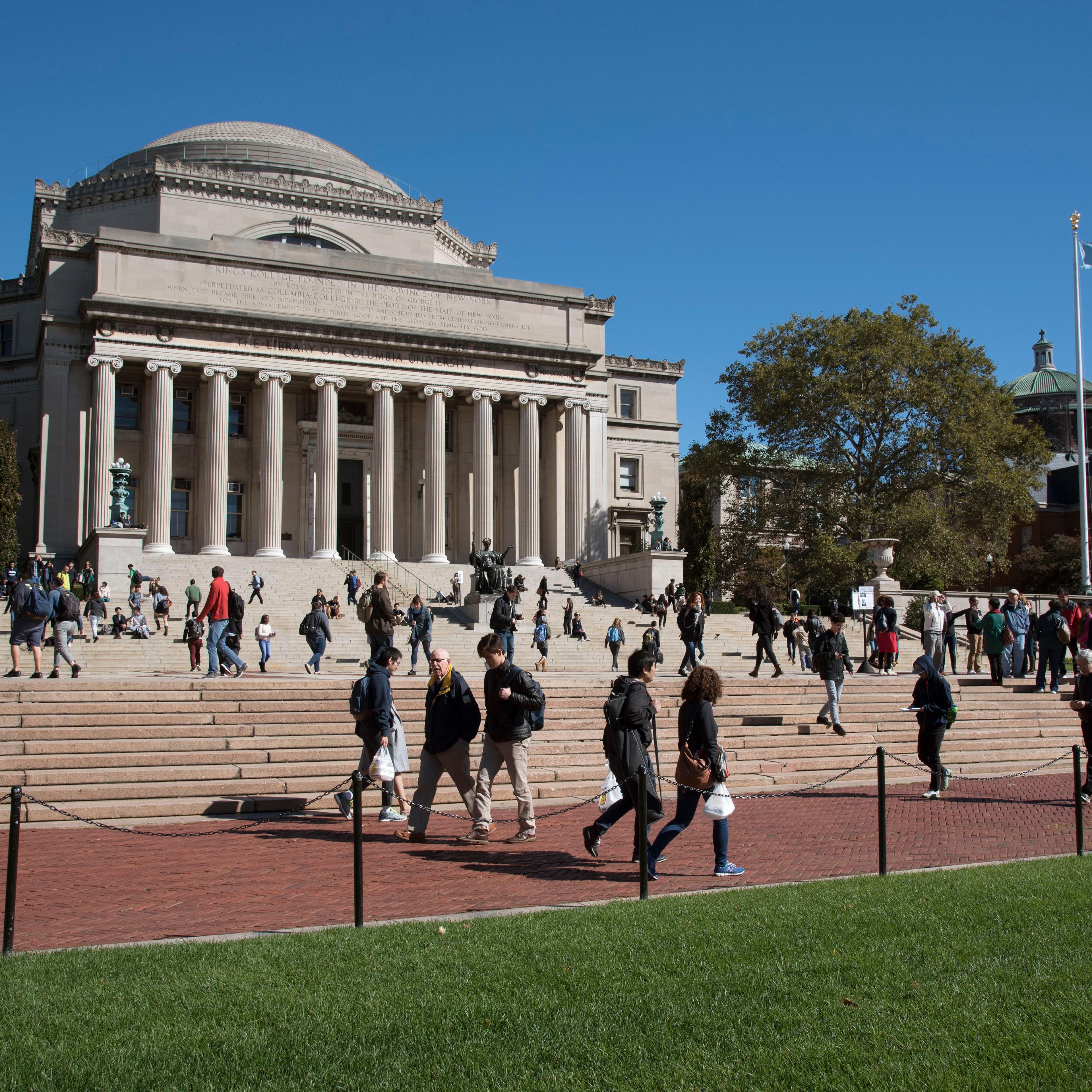 The Library of Columbia University on the Upper West Side NYC
