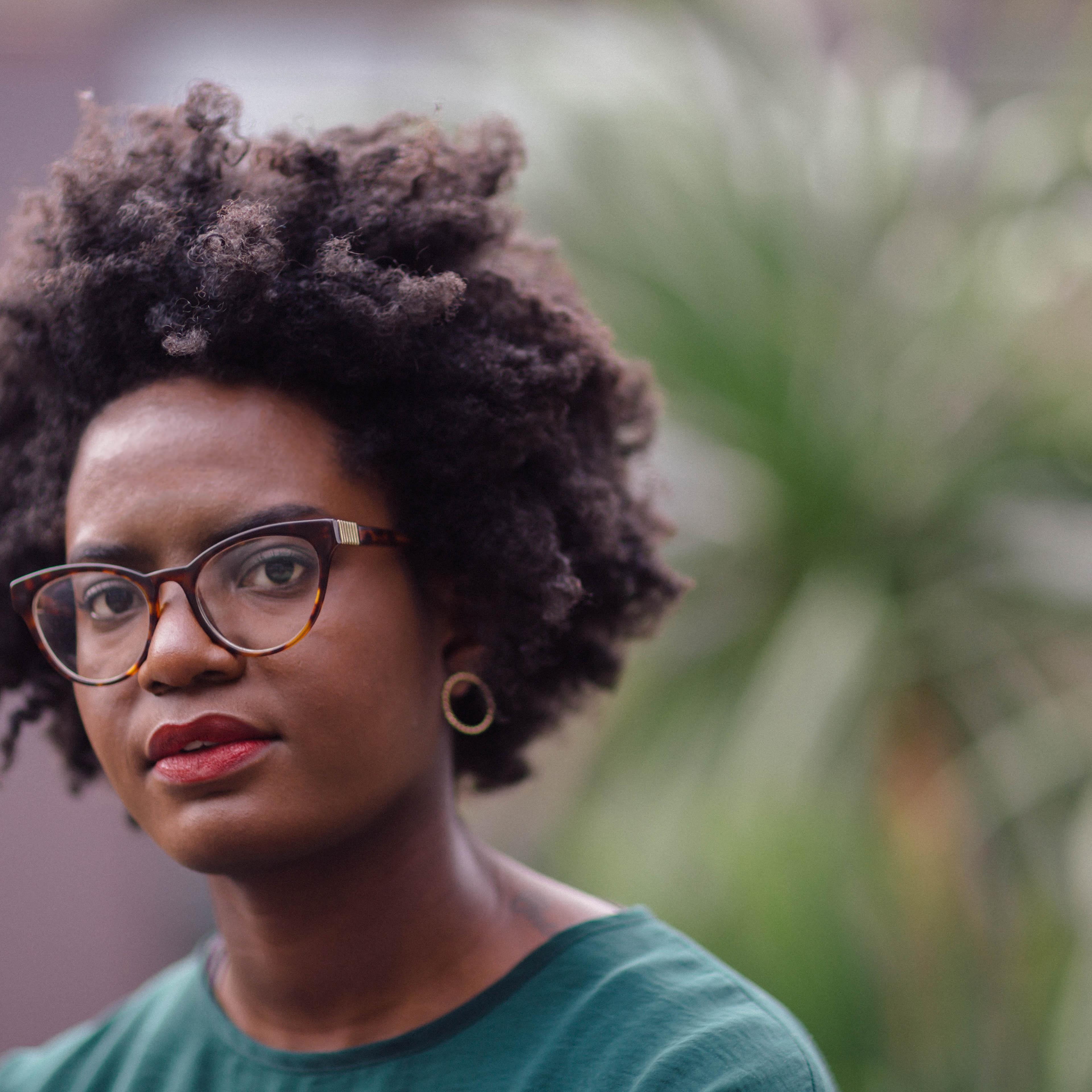 Reni Eddo-Lodge is photographed by Bloomsbury