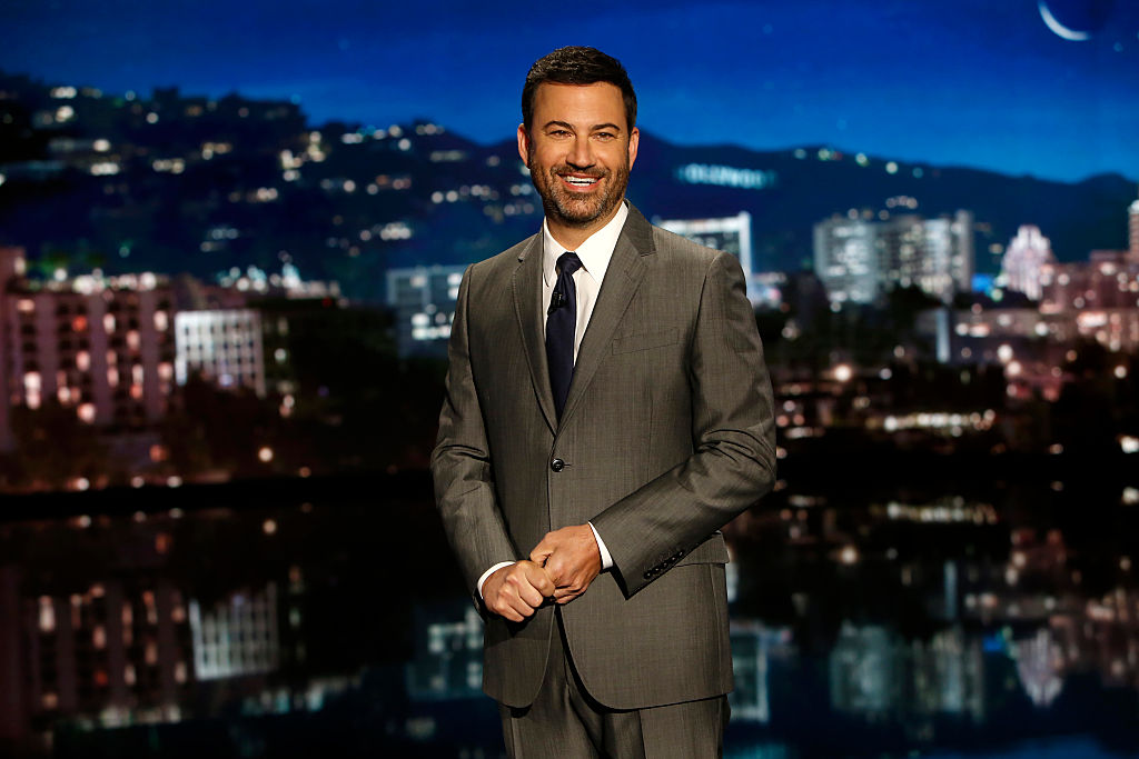 Jimmy Kimmel speaks in front of his audience at 'Jimmy Kimmel Live.'