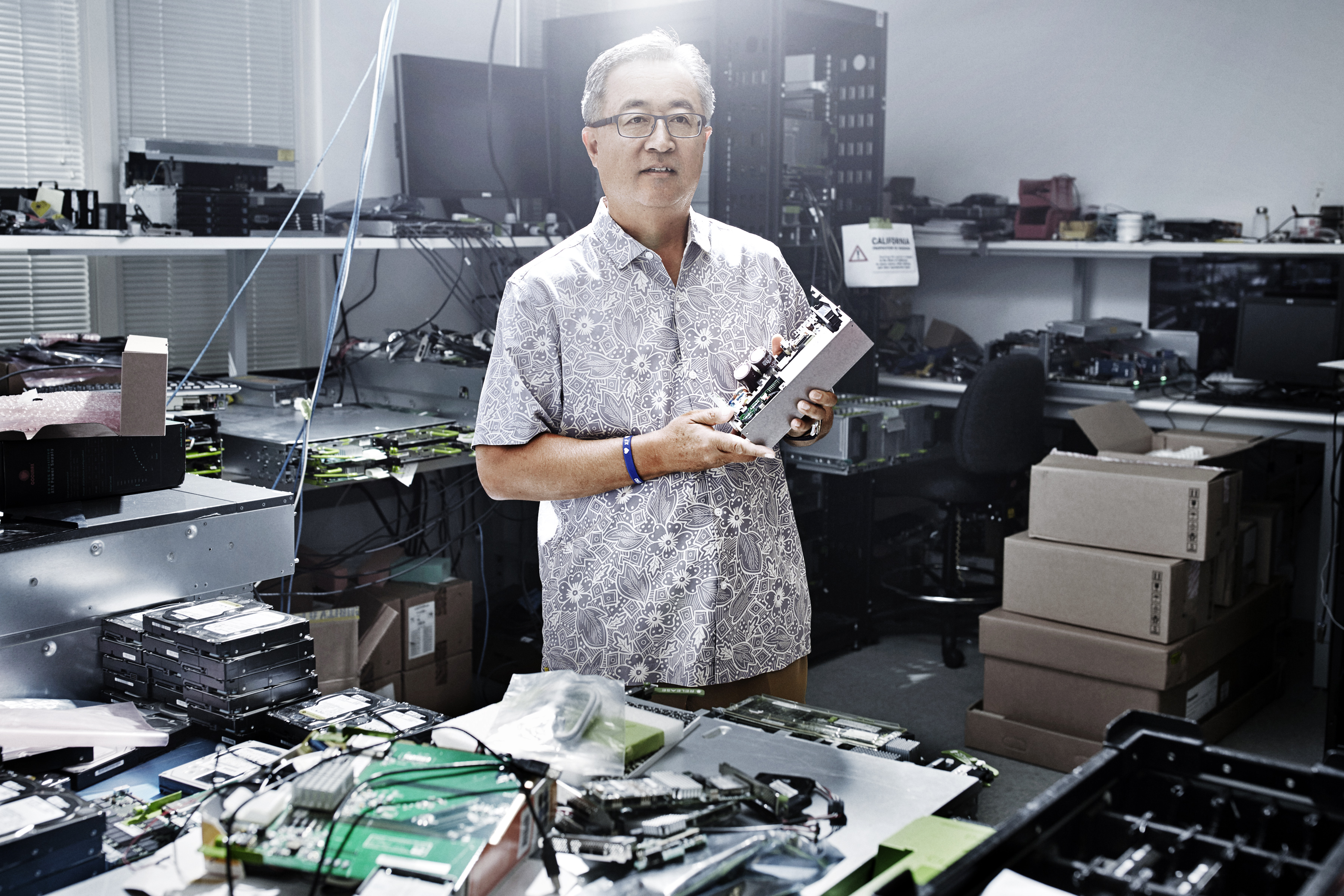 Director of data center design engineering, Jay Park.