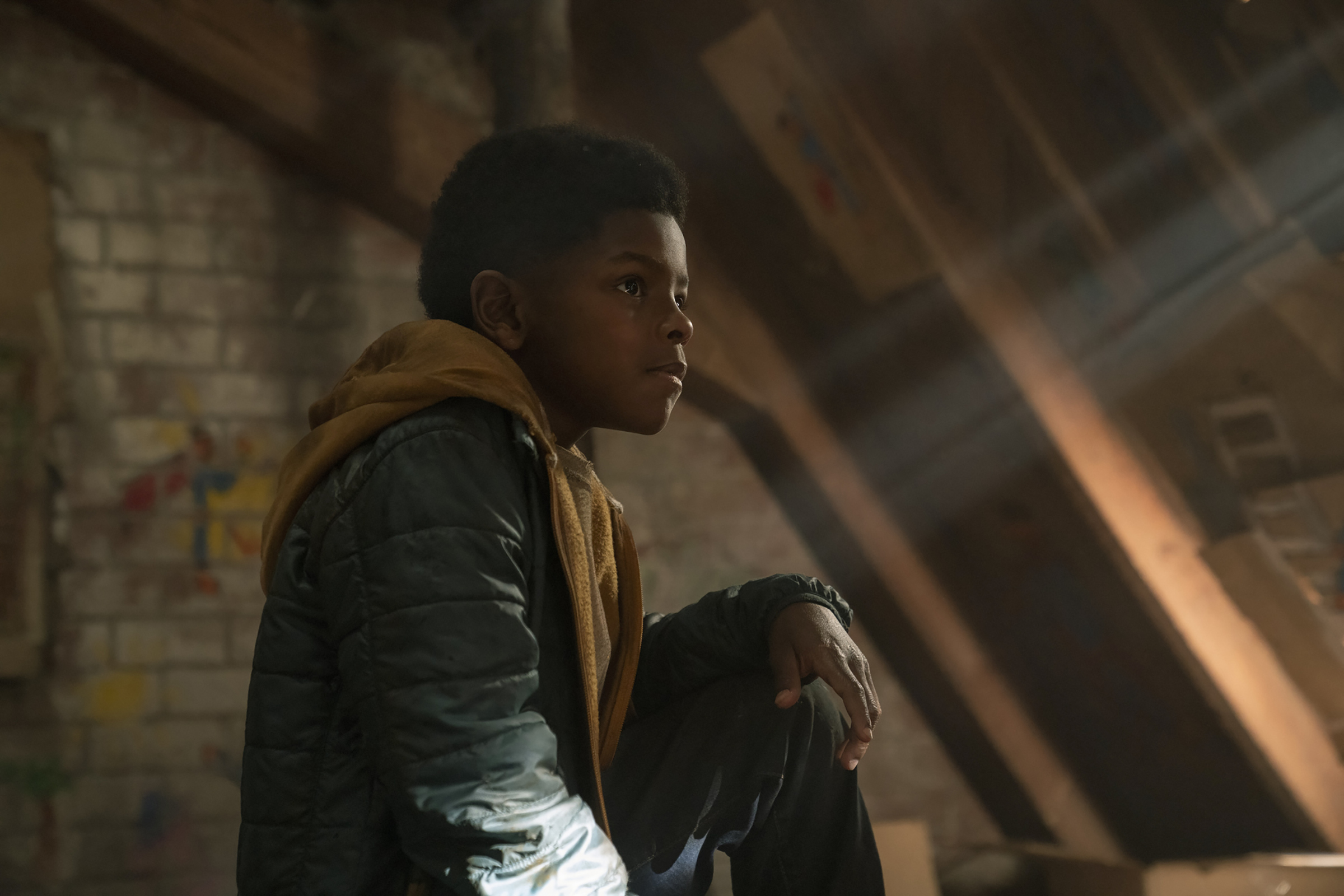 Keivonn Woodard as Sam Burrell on The Last of Us