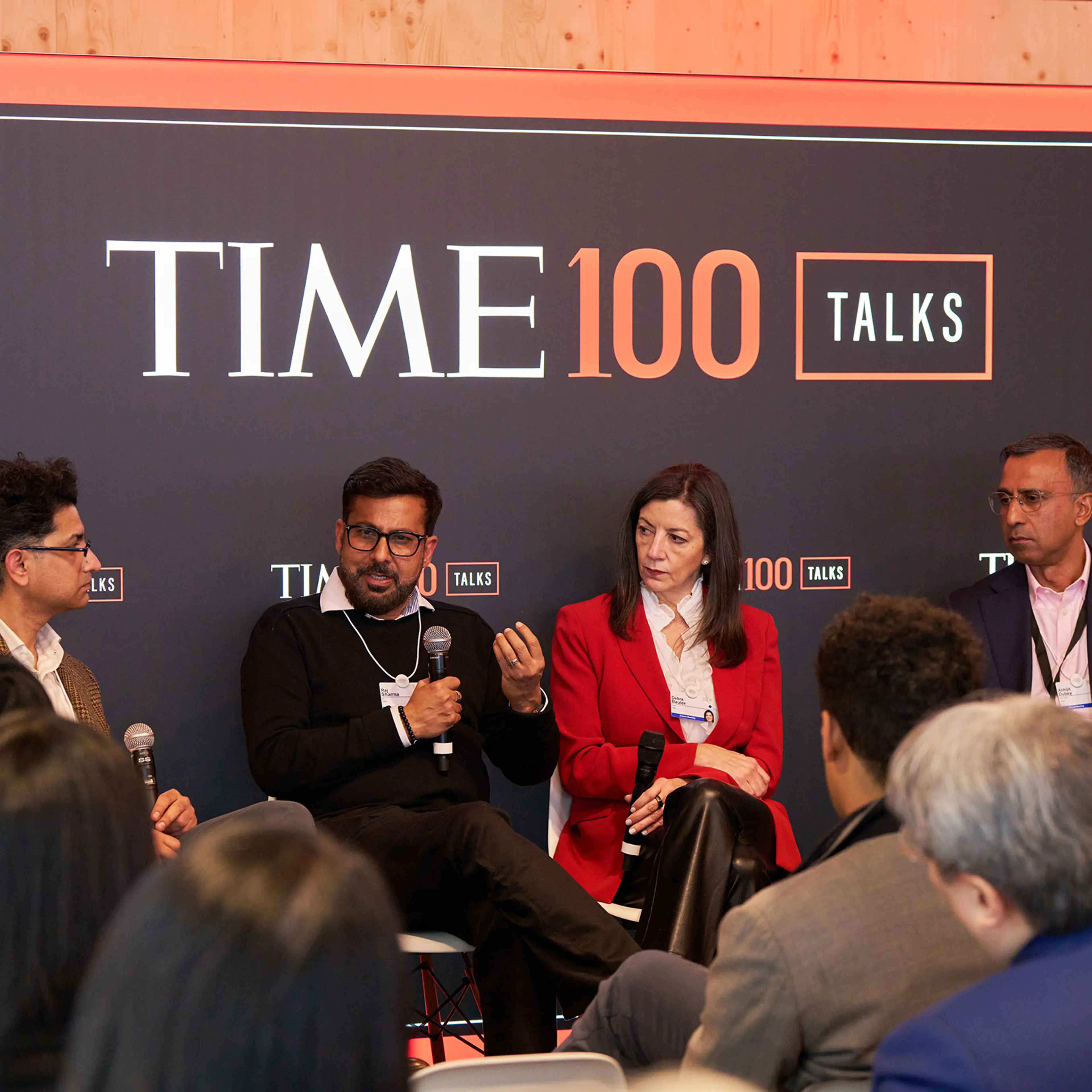 TIME Executive Editor Nikhil Kumar, Raj Sharma, Debra Bauler, Abhijit Dubey