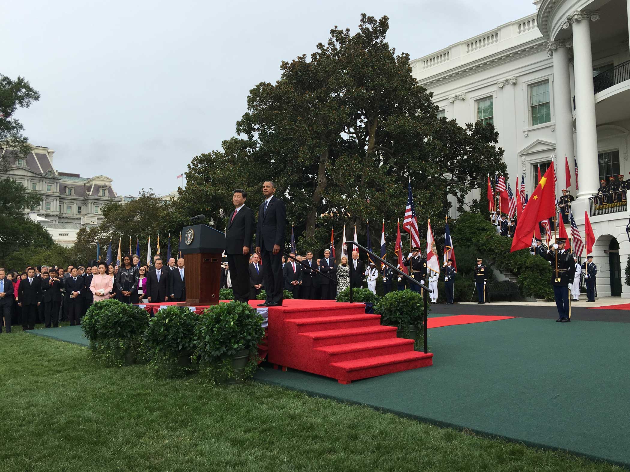 Chinese President Xi Jinping at the start of his state visit to the U.S. Sept. 25, 2015.