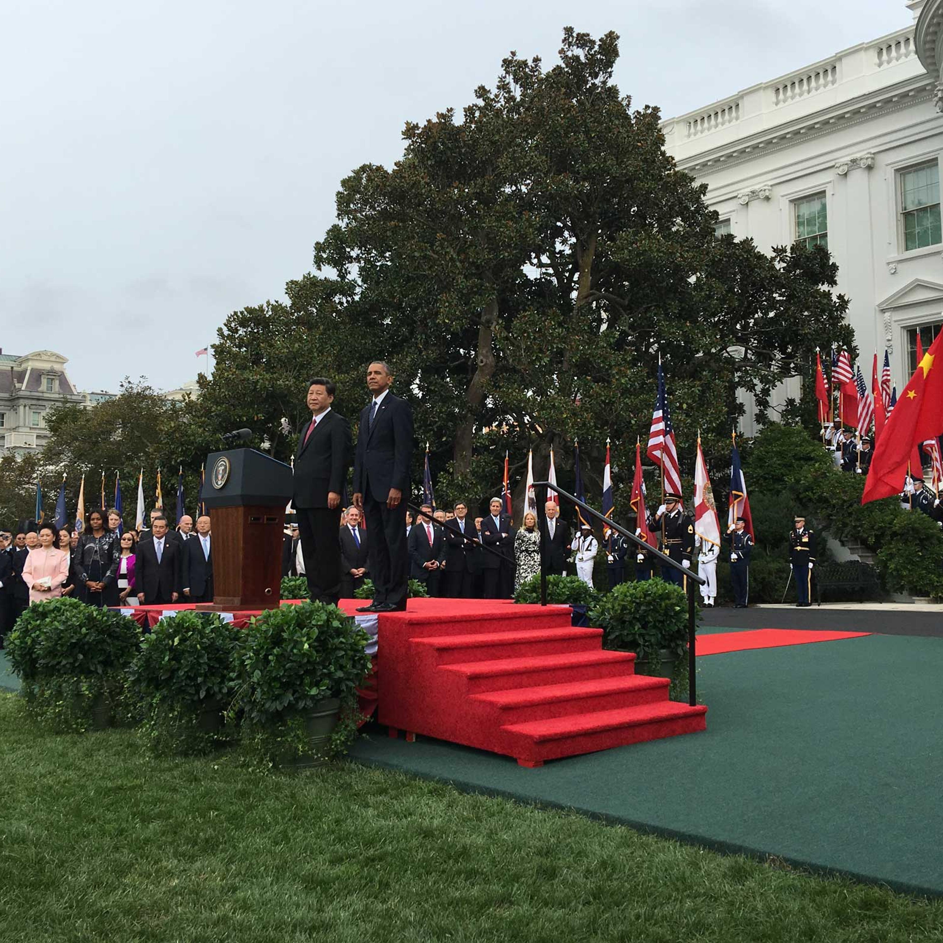 Chinese President Xi Jinping at the start of his state visit to the U.S. Sept. 25, 2015.