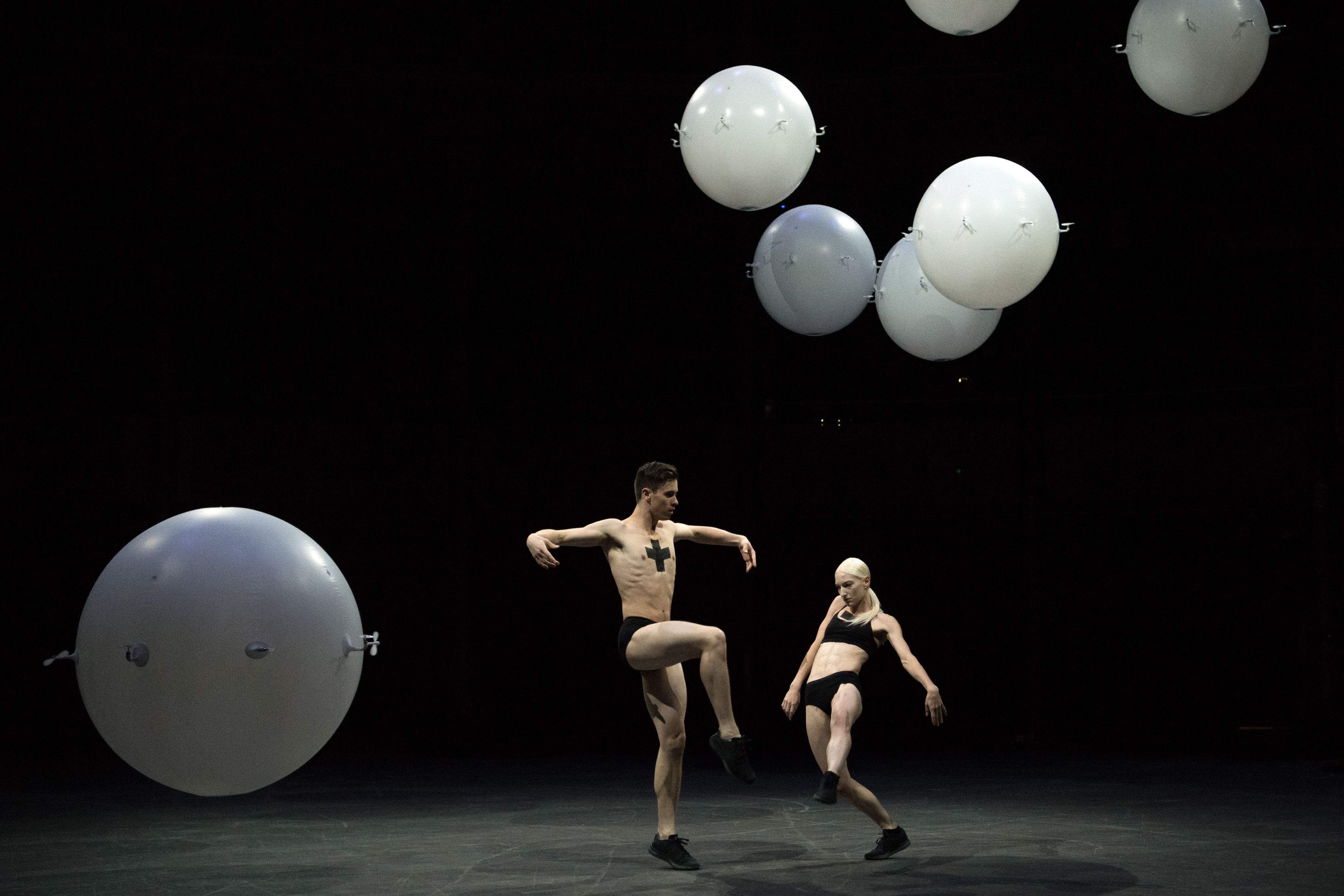 New Installation Of Flock Of Mirrored Spheres At London's Roundhouse
