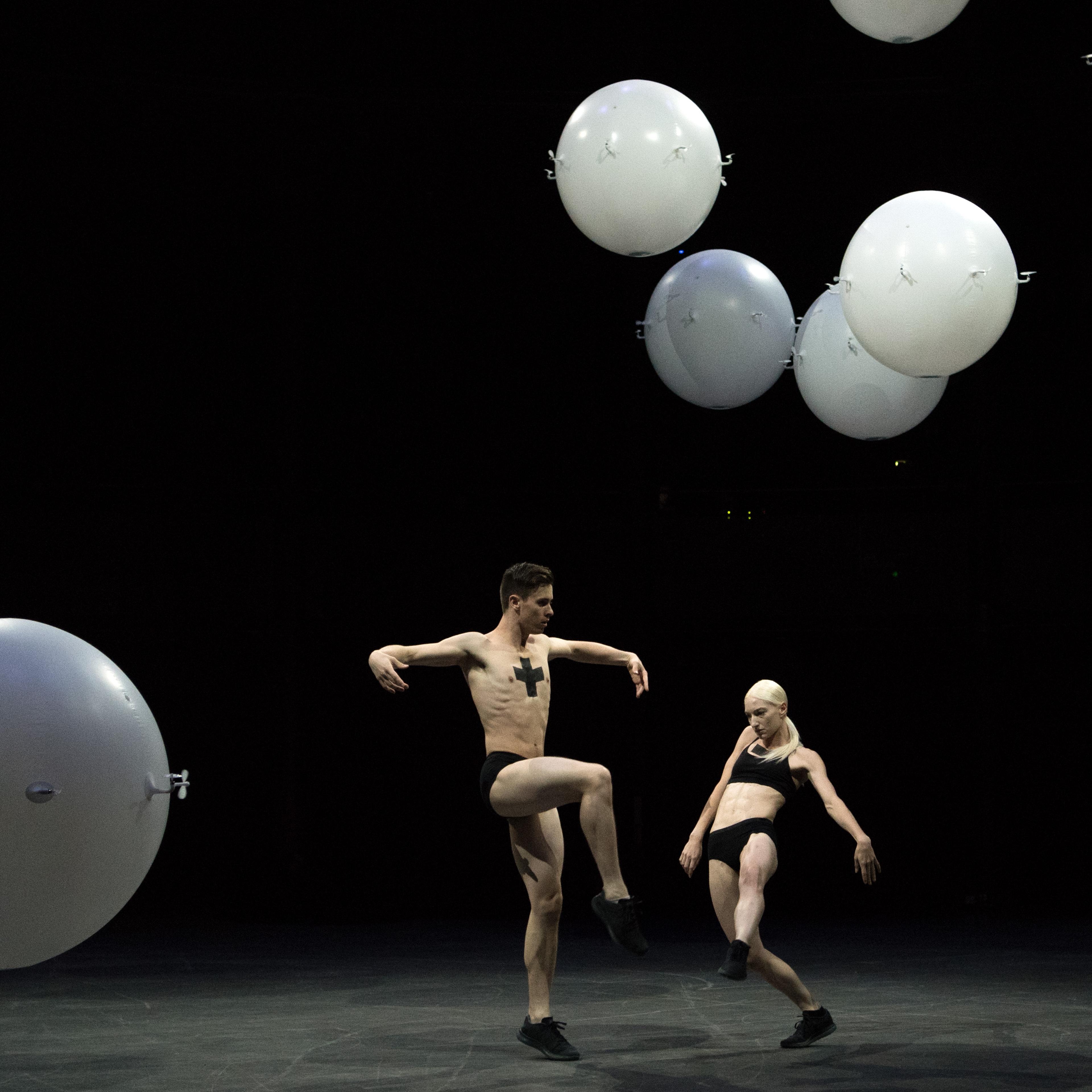 New Installation Of Flock Of Mirrored Spheres At London's Roundhouse