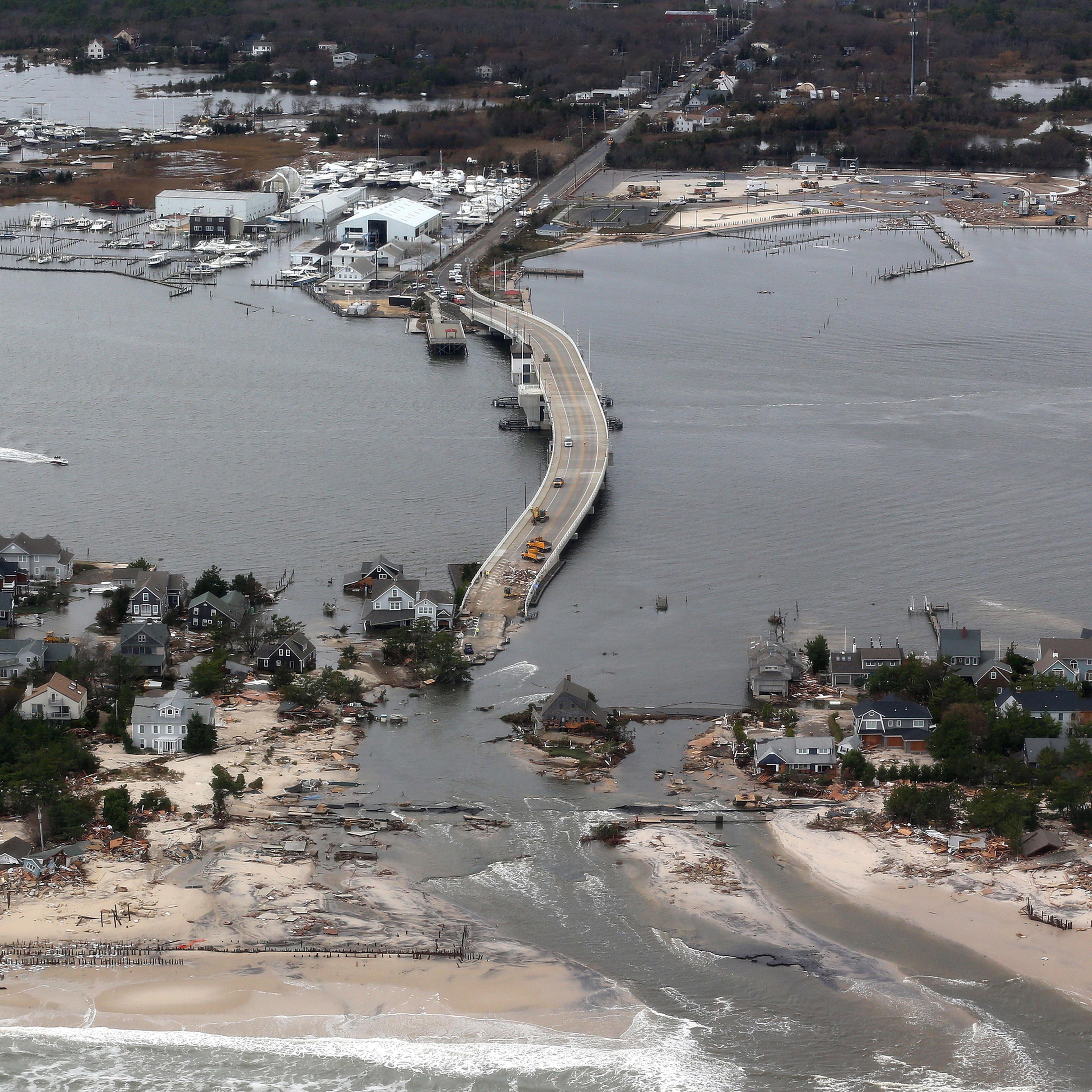 In 2012, the U.S. weather model’s poor prediction of Hurricane Sandy’s path led to massive devastation along the East Coast, seen here in Mantoloking, NJ, and served as a wake-up call to American meteorologists