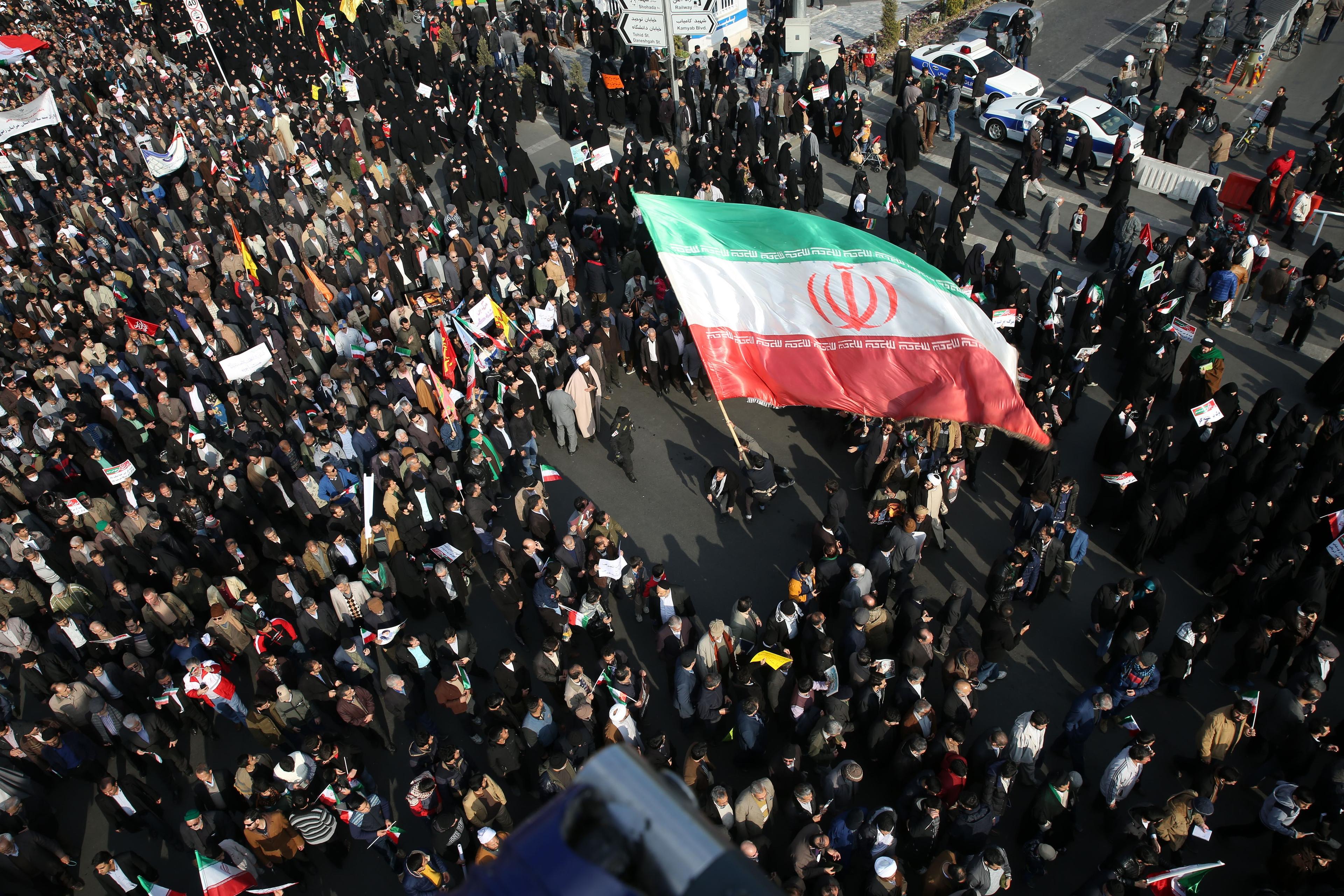 Pro-Government rally in Iran