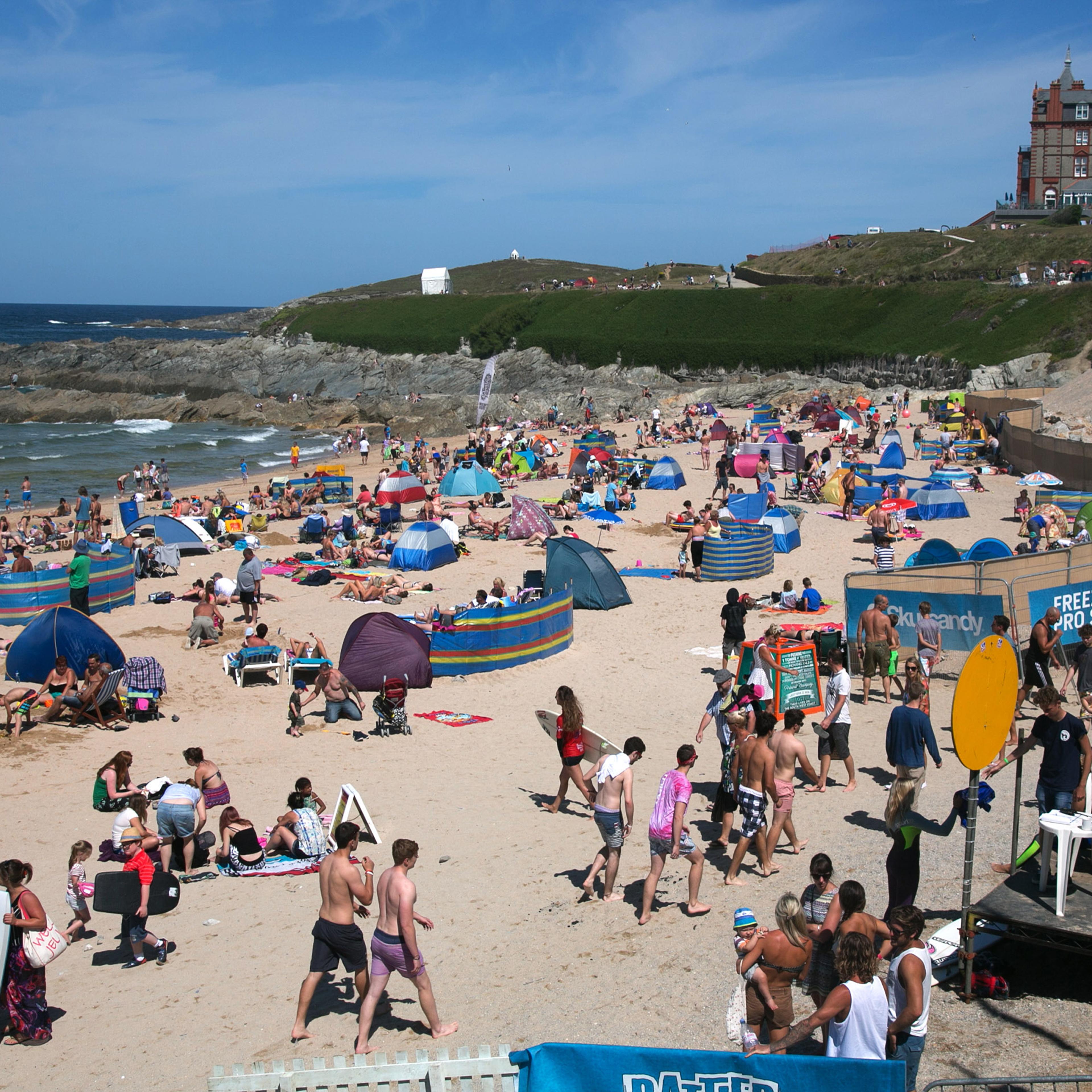 fistral beach newquay united kingdom