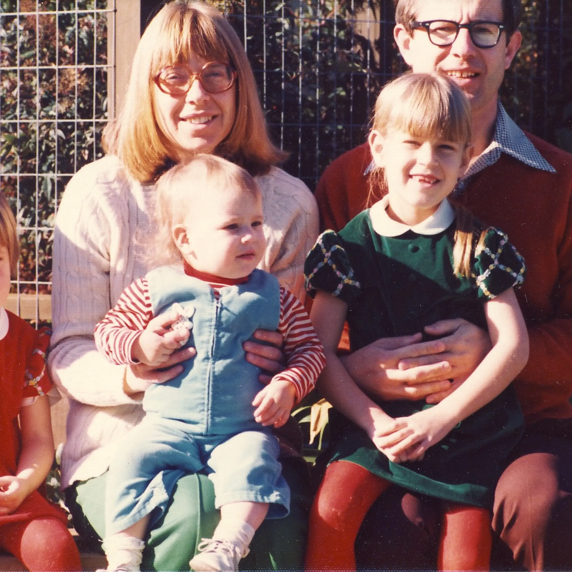 Esther Wojcicki, with her husband Stan Wojcicki and daughters Janet, Anne and Susan in an undated photo.