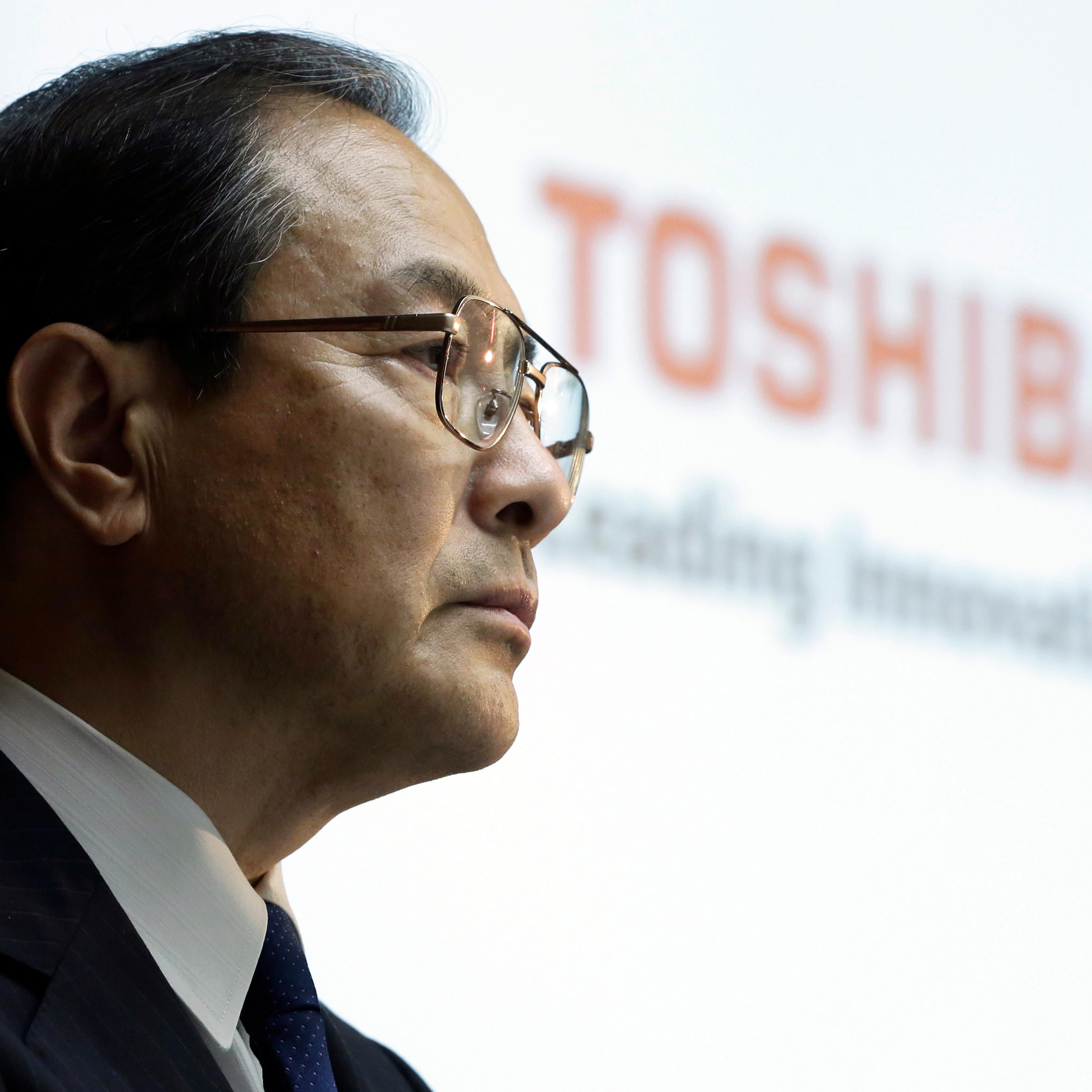 Toshiba Corp. President Masashi Muromachi Attends Earnings News Conference