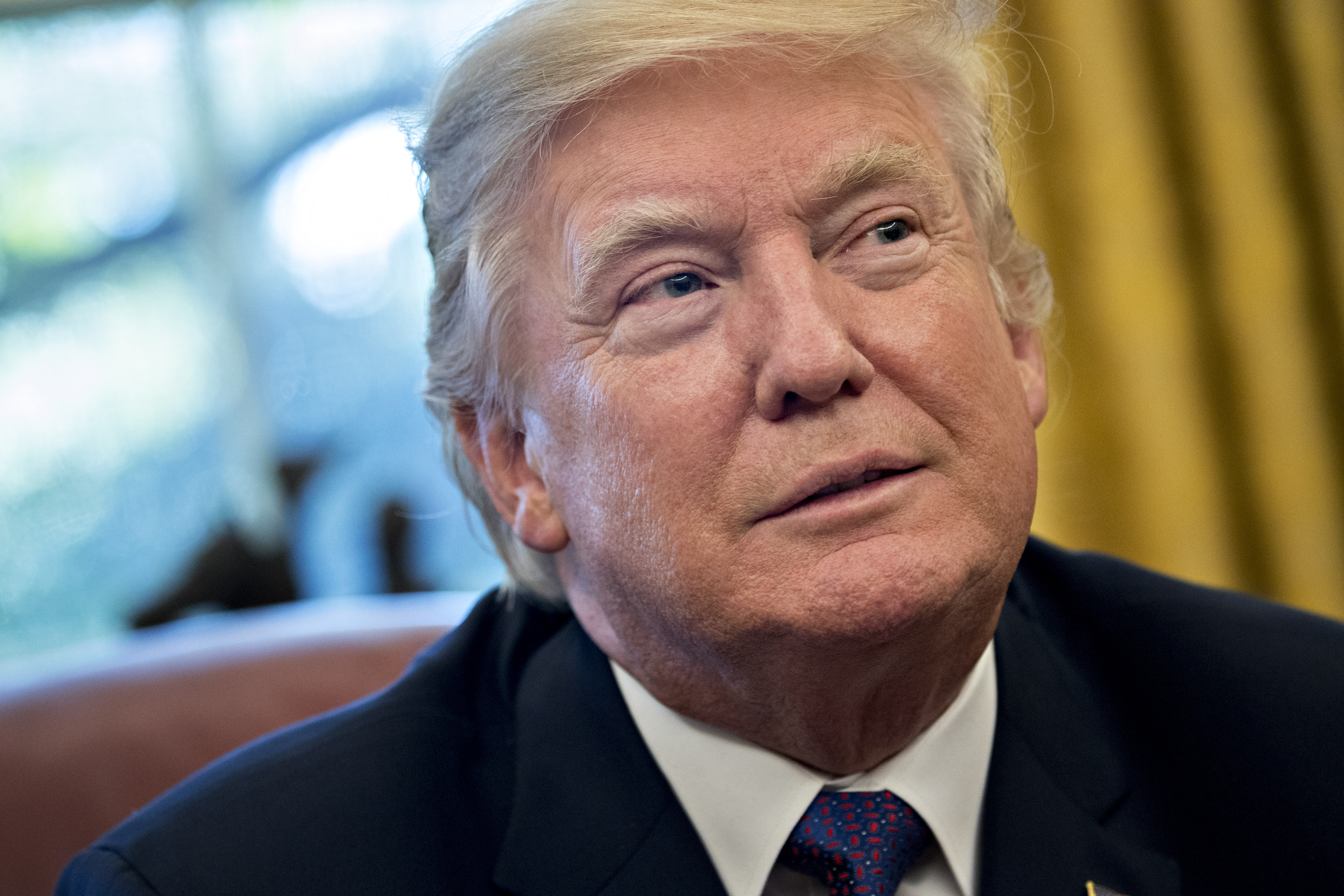 President Trump Meets With Children Of The White House Press Corps In Costume
