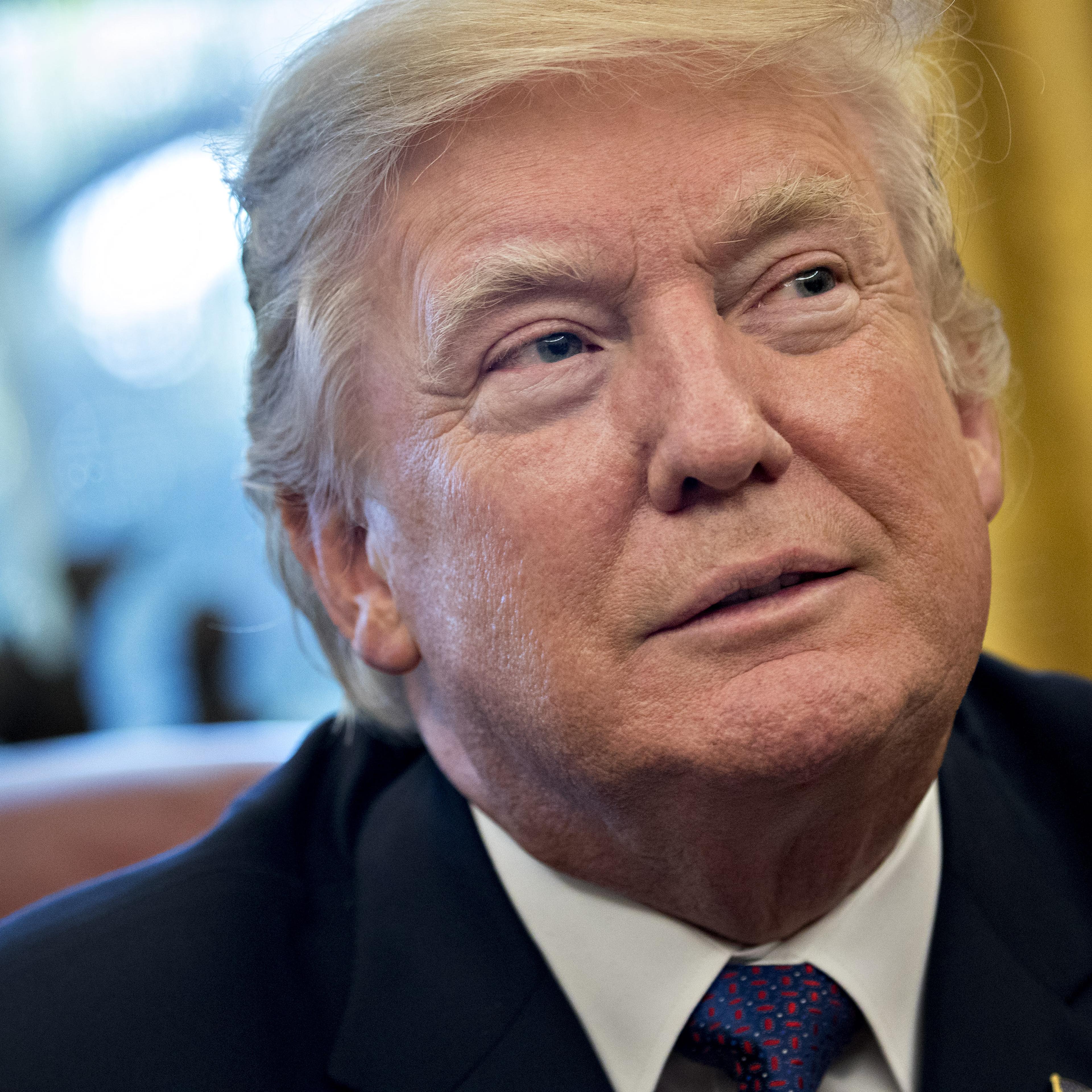 President Trump Meets With Children Of The White House Press Corps In Costume