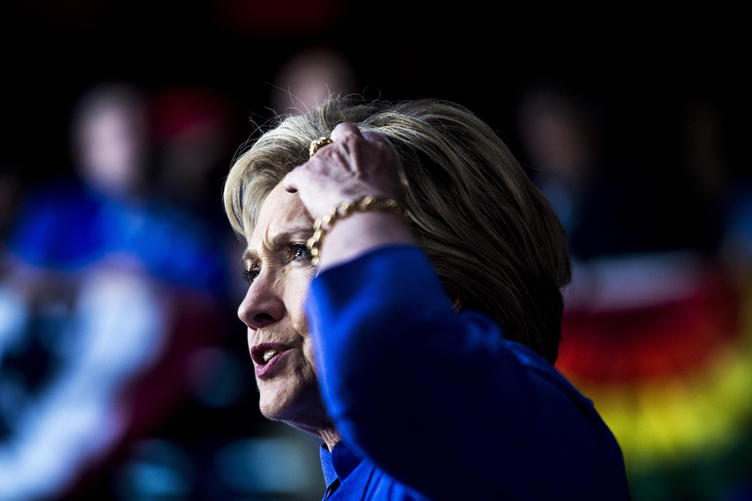 Hillary Clinton speaks to Florida voters at a Baptist Church in Miami, Florida, on Oct. 30, 2016.