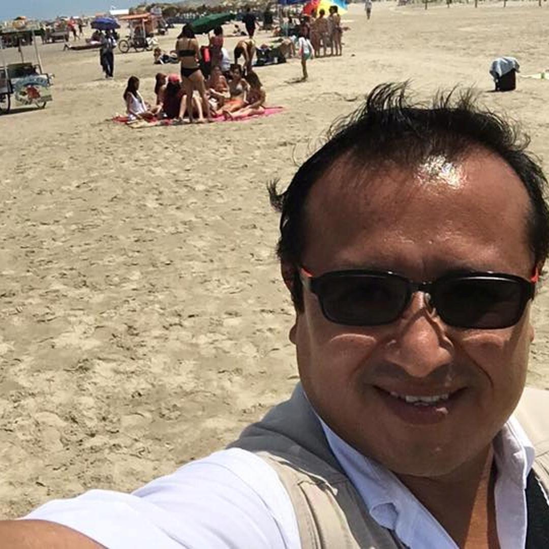 Hector Gonzalez, a local correspondent for Mexican national daily newspaper Excelsior, is seen in this selfie photo, in Playa Miramar, Ciudad Madero, Tamaulipas