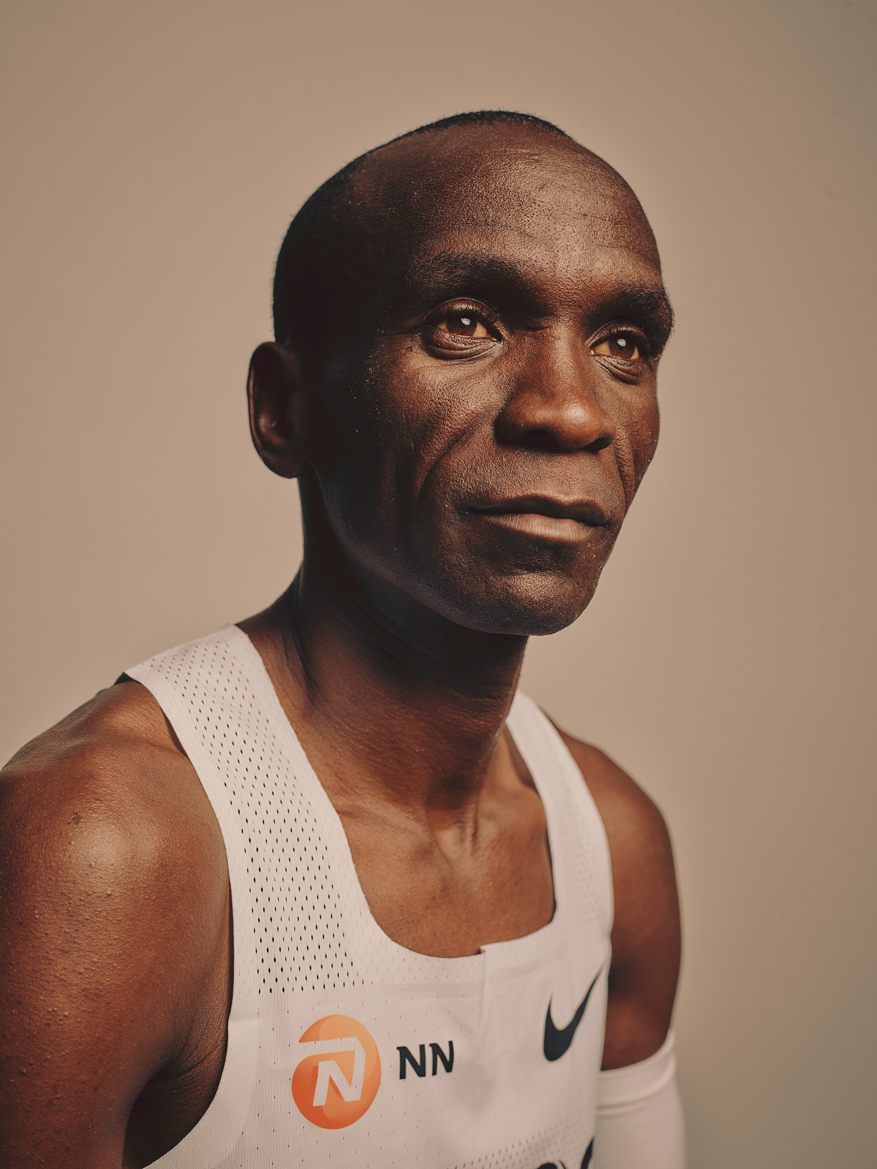Eliud Kipchoge, photographed after his historic race in Vienna, on Oct. 12.