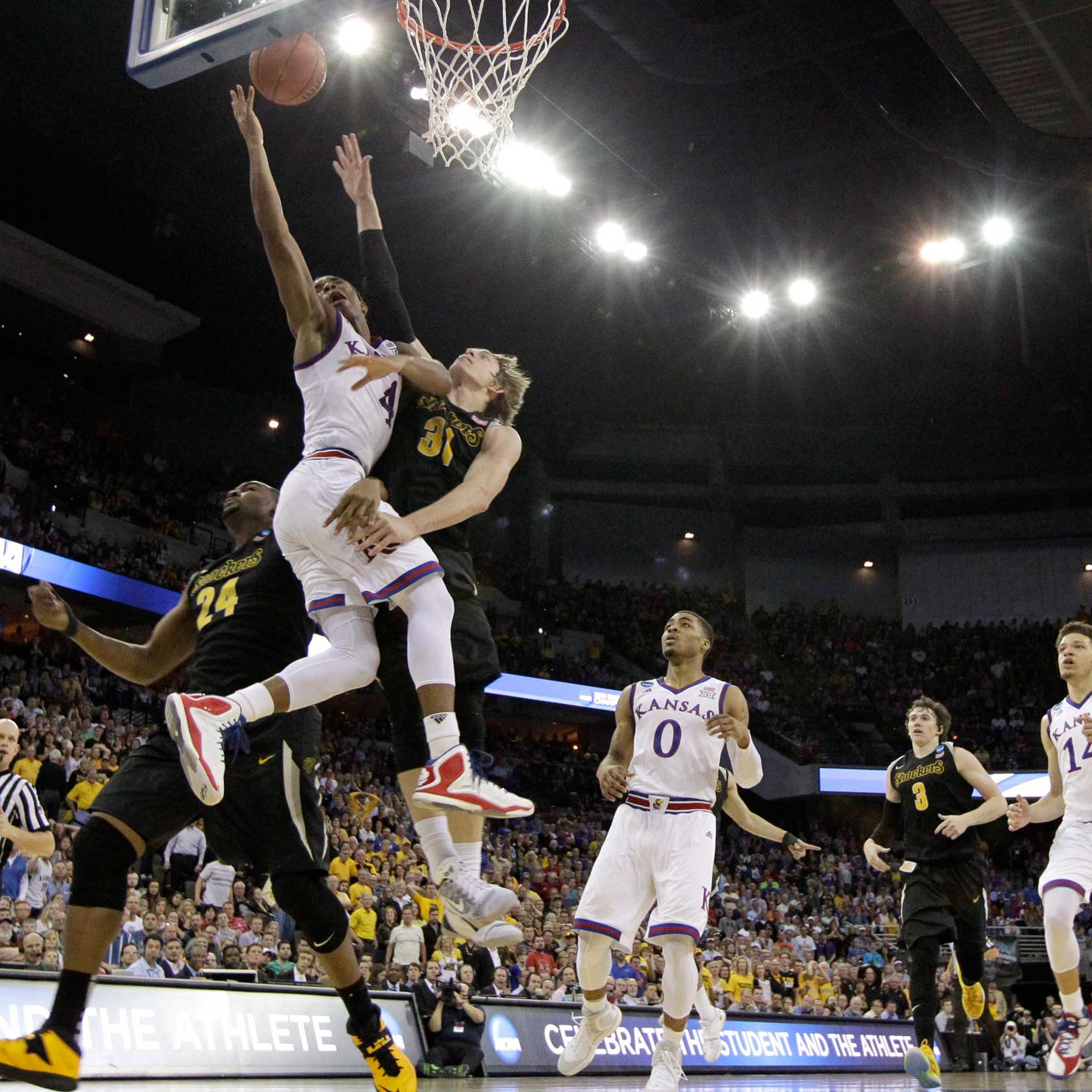 Devonte Graham, Shaquille Morris, Ron Baker