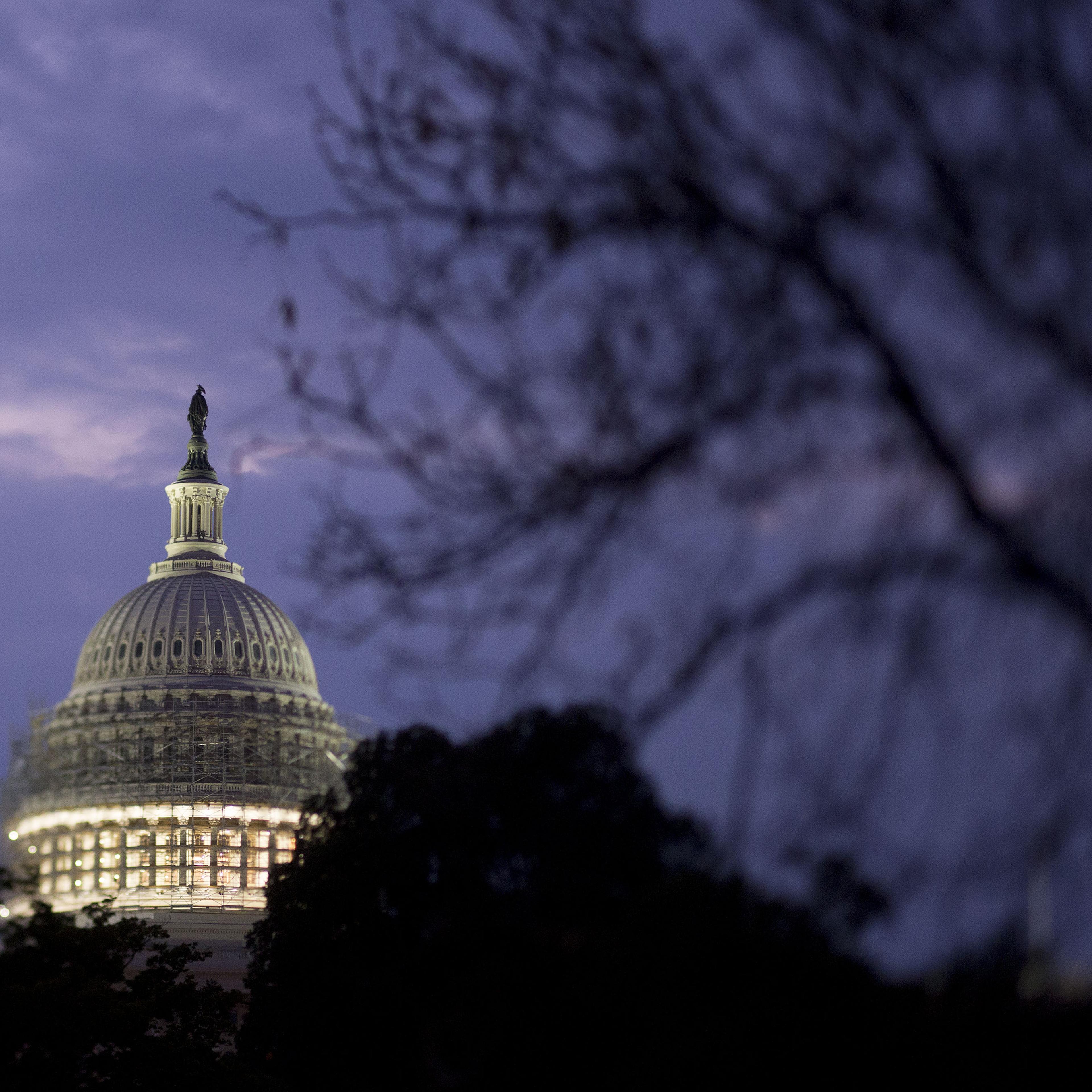 Views Of The U.S. Capitol As Congress Plans To Return Nov. 12