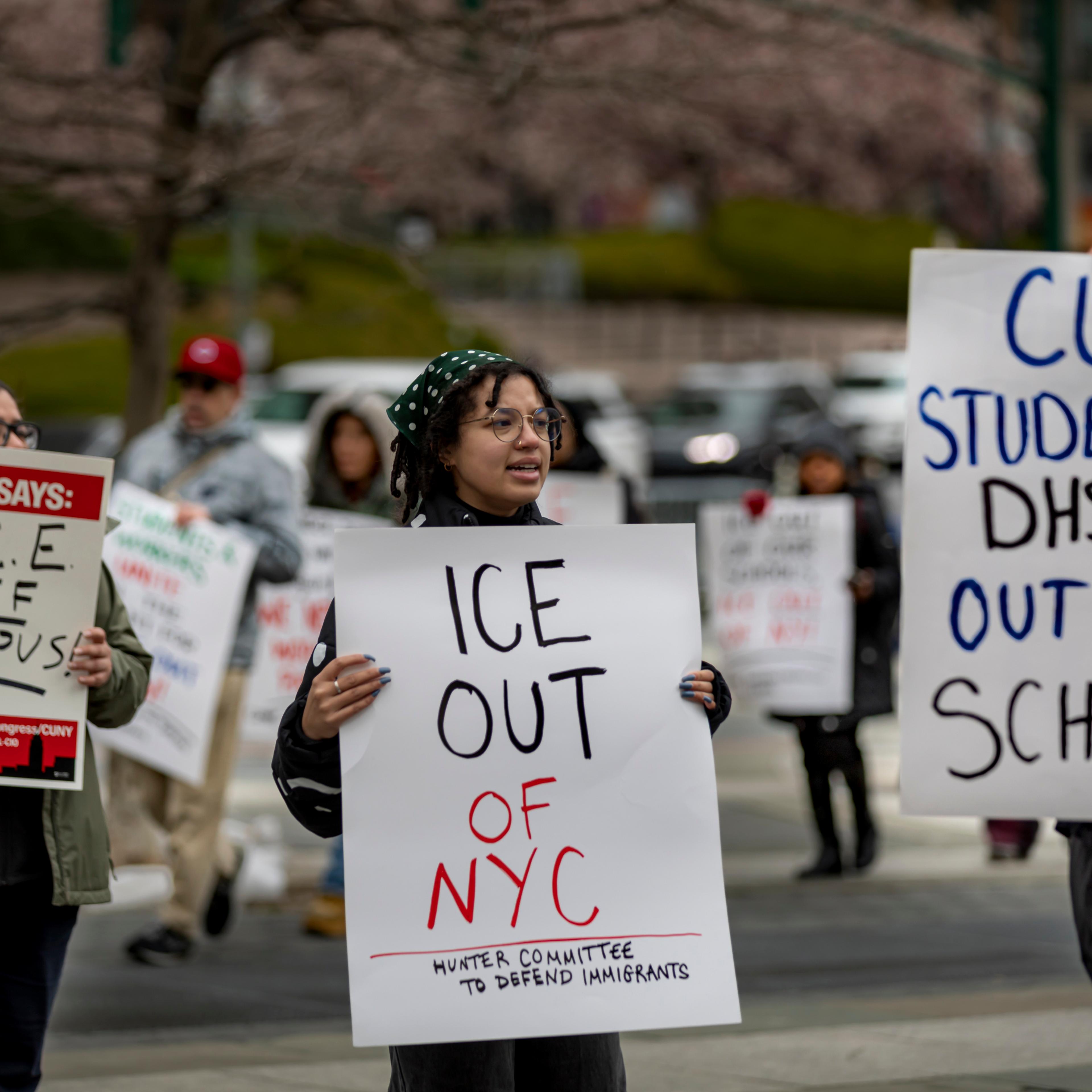 Students and faculty from the City University of New York (