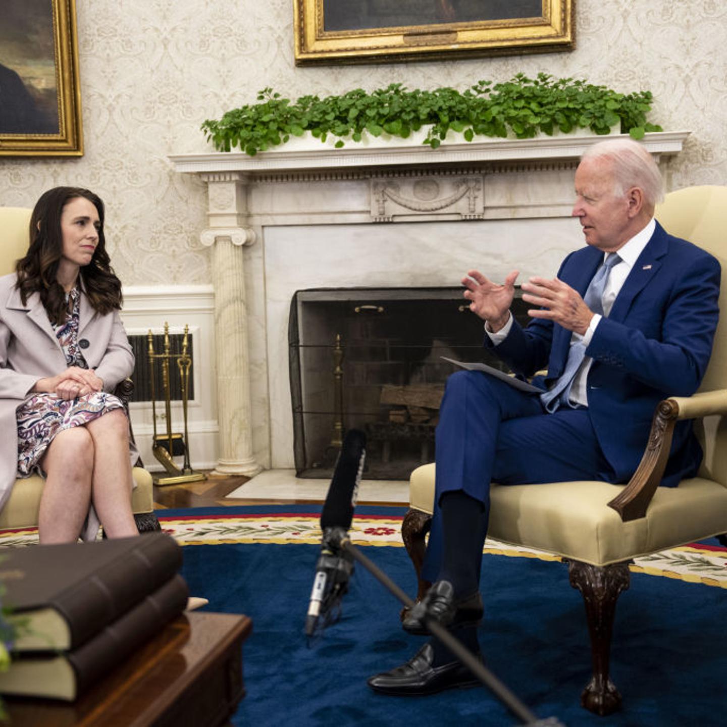 President Biden Meets New Zealand Prime Minister Jacinda Ardern