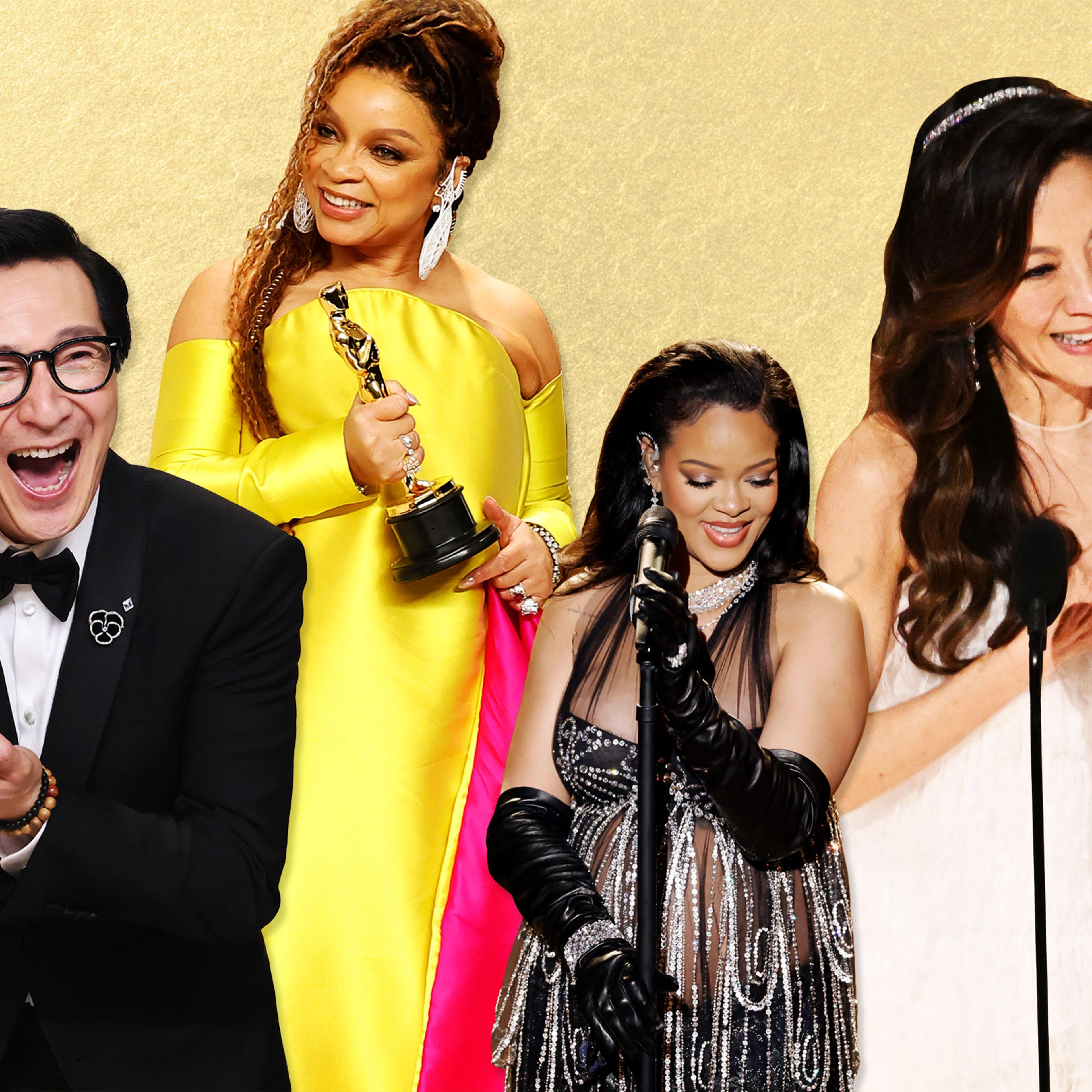 Ke Huy Quan; Ruth E. Carter; Rihanna; Michelle Yeoh