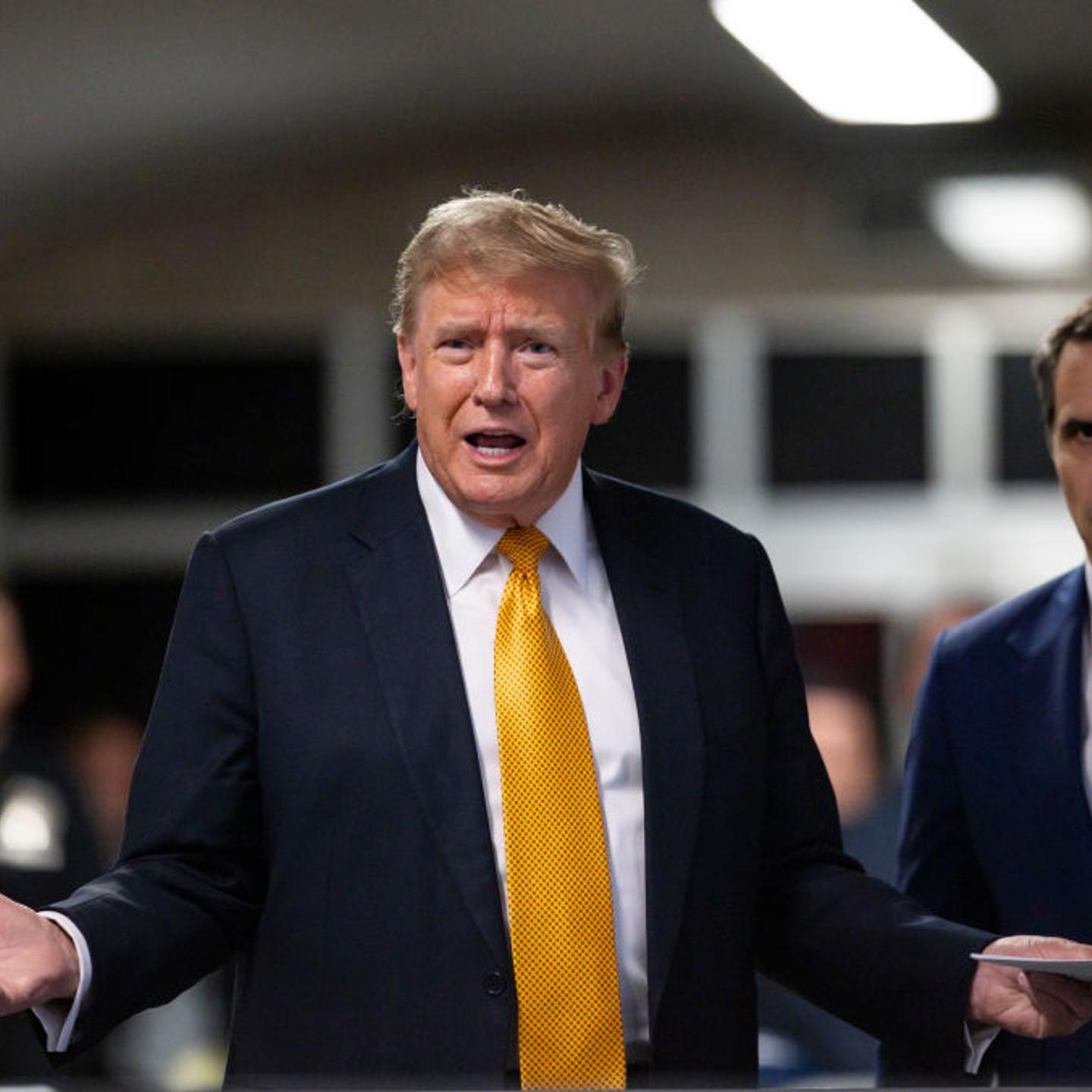 Former President Donald Trump's Hush Money Trial Continues In New York